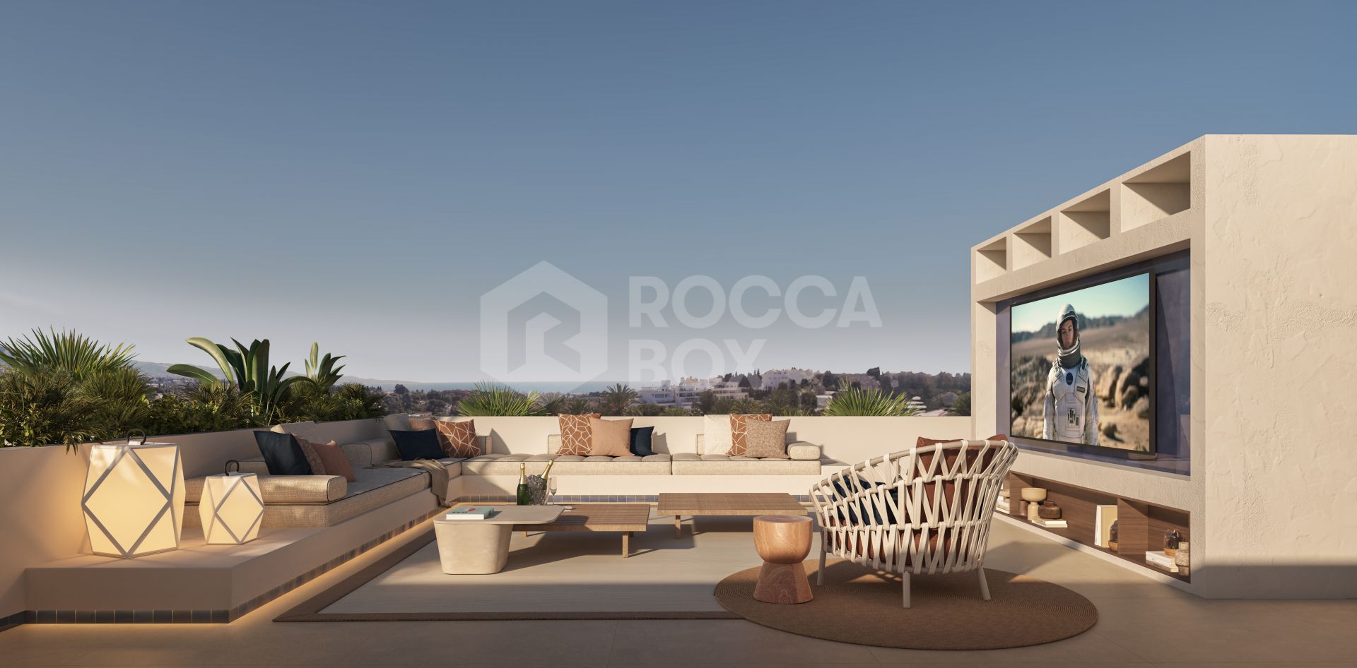 Elegant Luxury Villa with Stunning Pool, Mountain and Sea Views