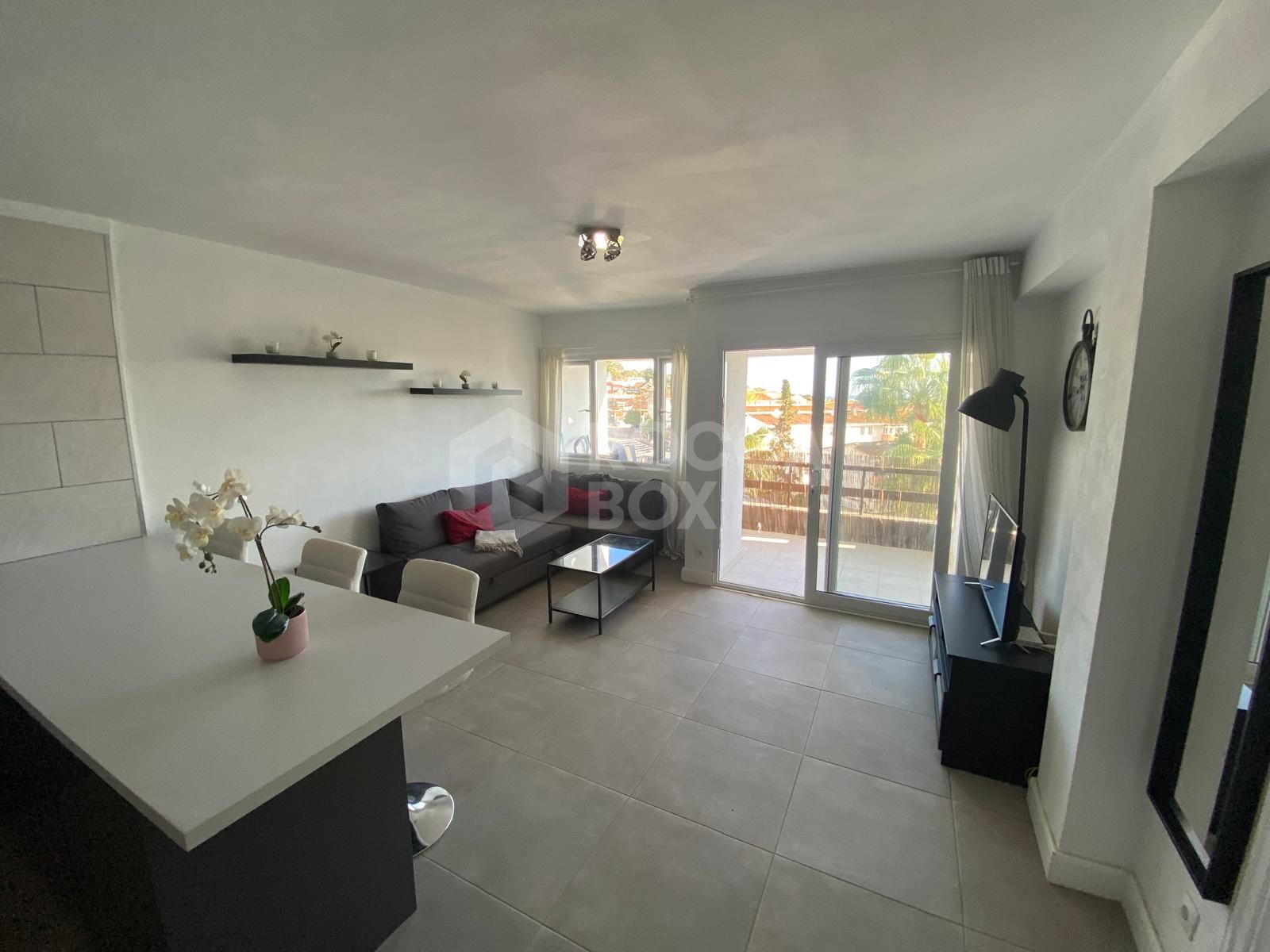 Charming One-Bedroom Apartment in Marbella with Sea and Mountain Views