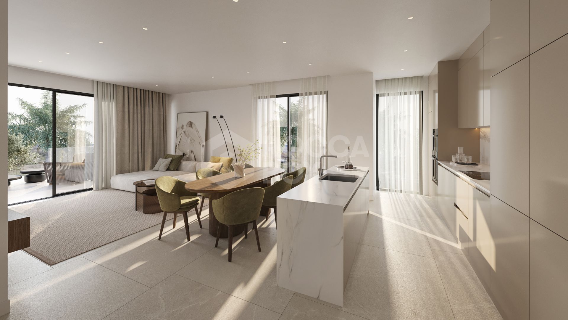 Elegant 3-Bedroom Apartment with Stunning Views in Estepona