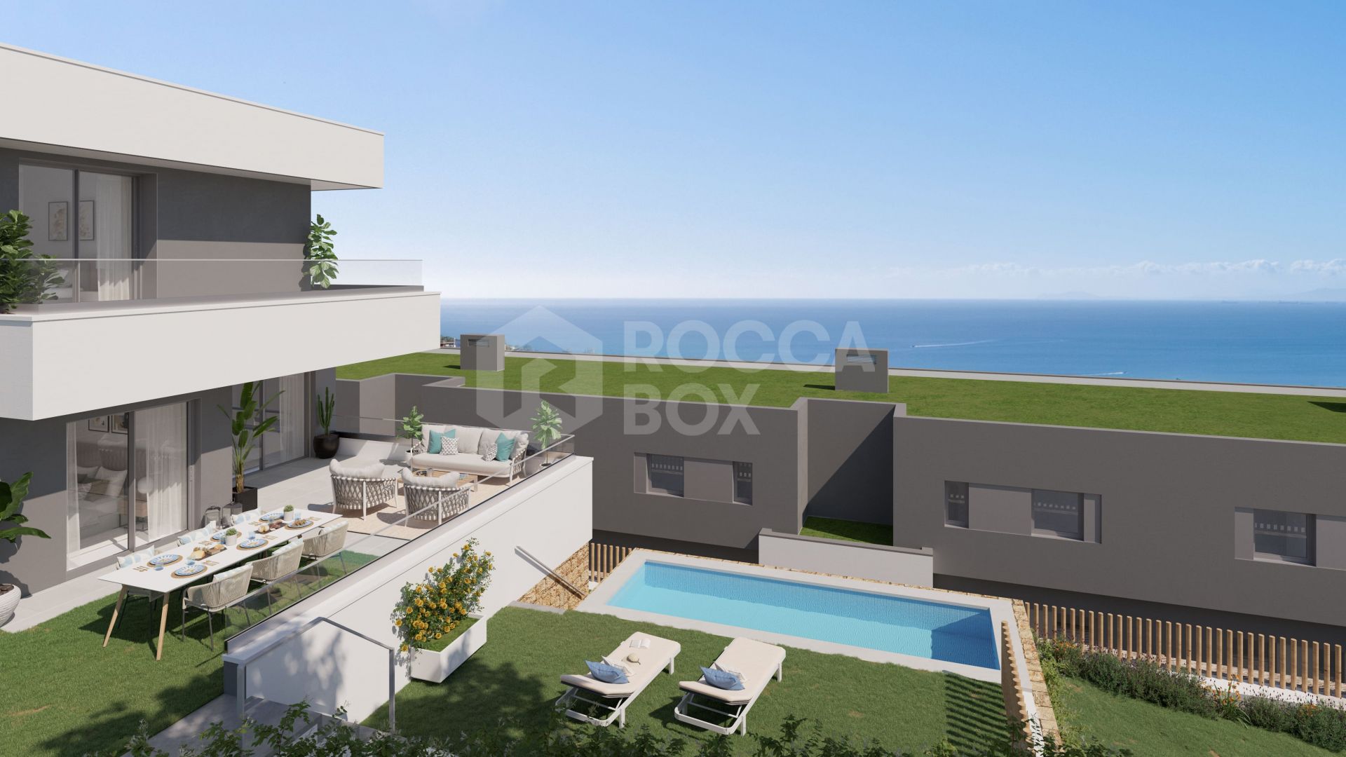 Luxury Villa with Stunning Sea Views of Gibraltar and Africa.