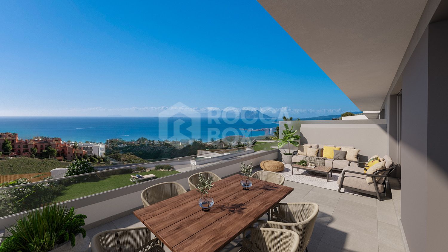 Luxury Villa with Stunning Sea Views of Gibraltar and Africa.