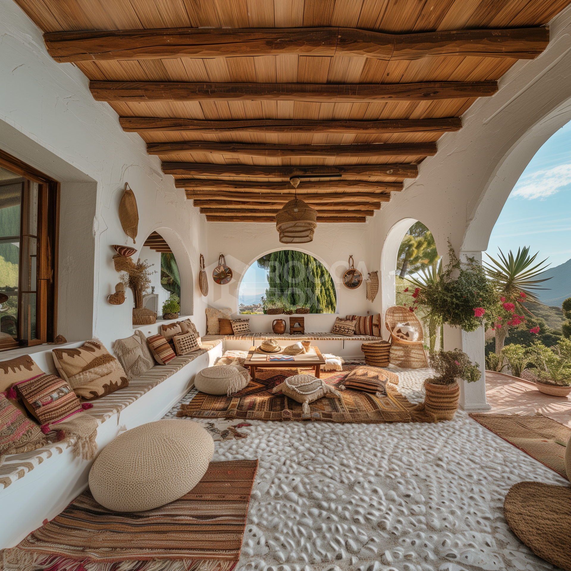 Bohemian-inspired haven in Marbella's heart, where Andalusian charm meets eclectic elegance