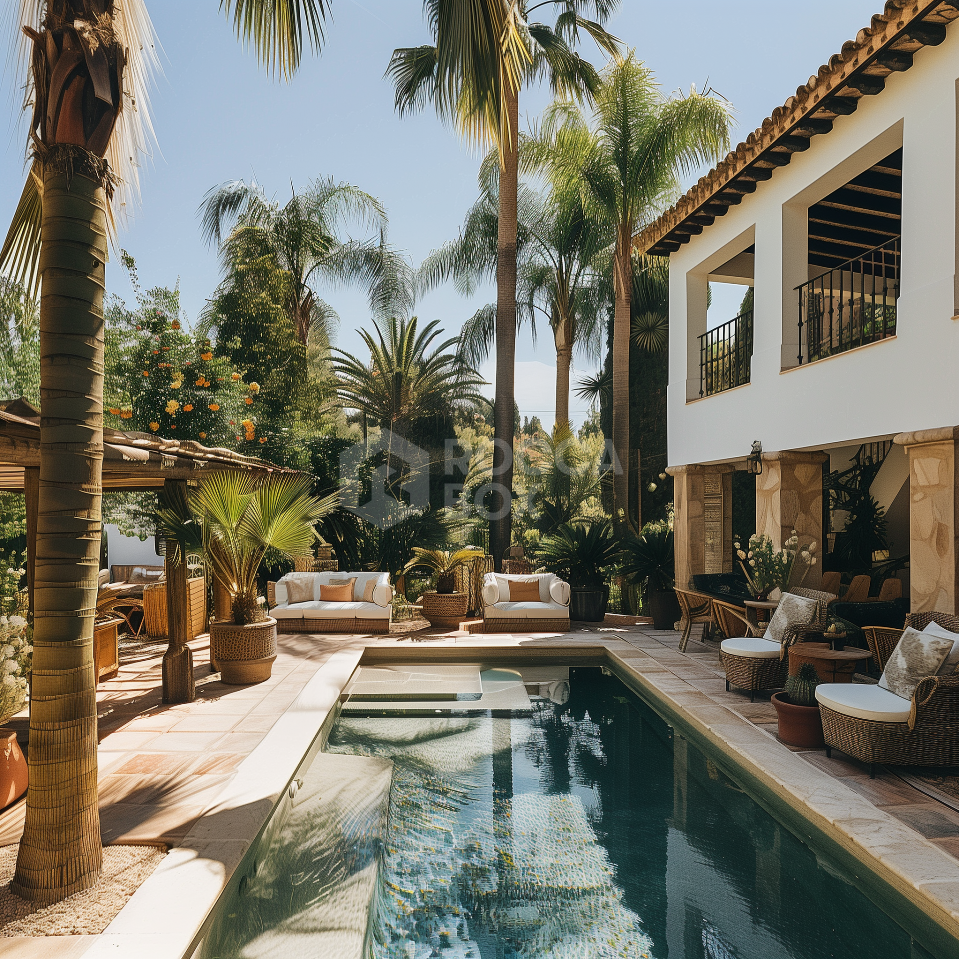 Bohemian-inspired haven in Marbella's heart, where Andalusian charm meets eclectic elegance