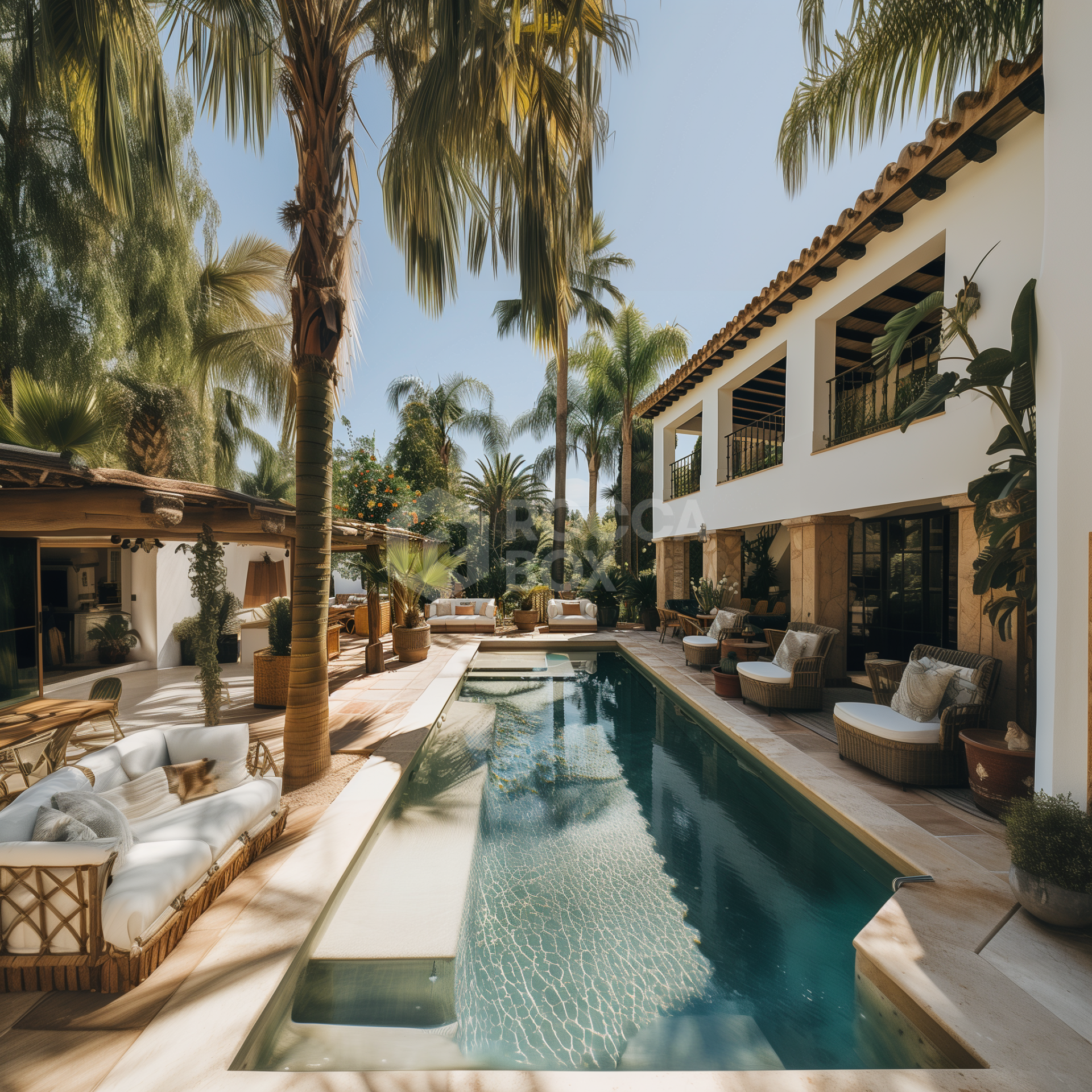 Bohemian-inspired haven in Marbella's heart, where Andalusian charm meets eclectic elegance