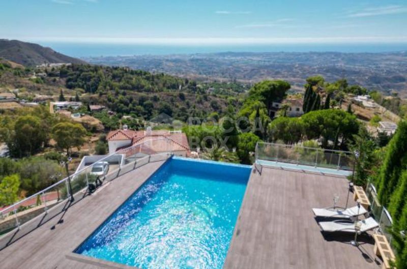 Spectacular Sea View Villa for Sale in Mijas