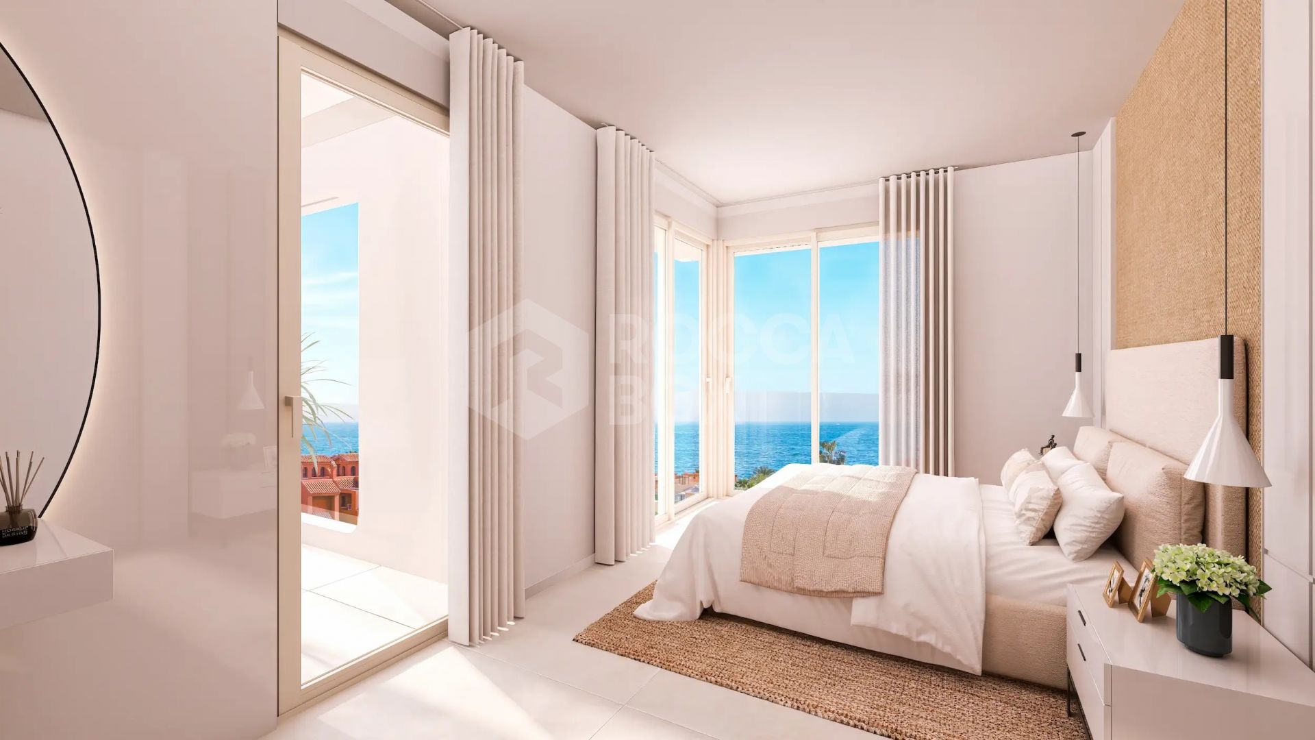 Luxury 3-Bed, 3-Bath Apartment with Panoramic Sea Views