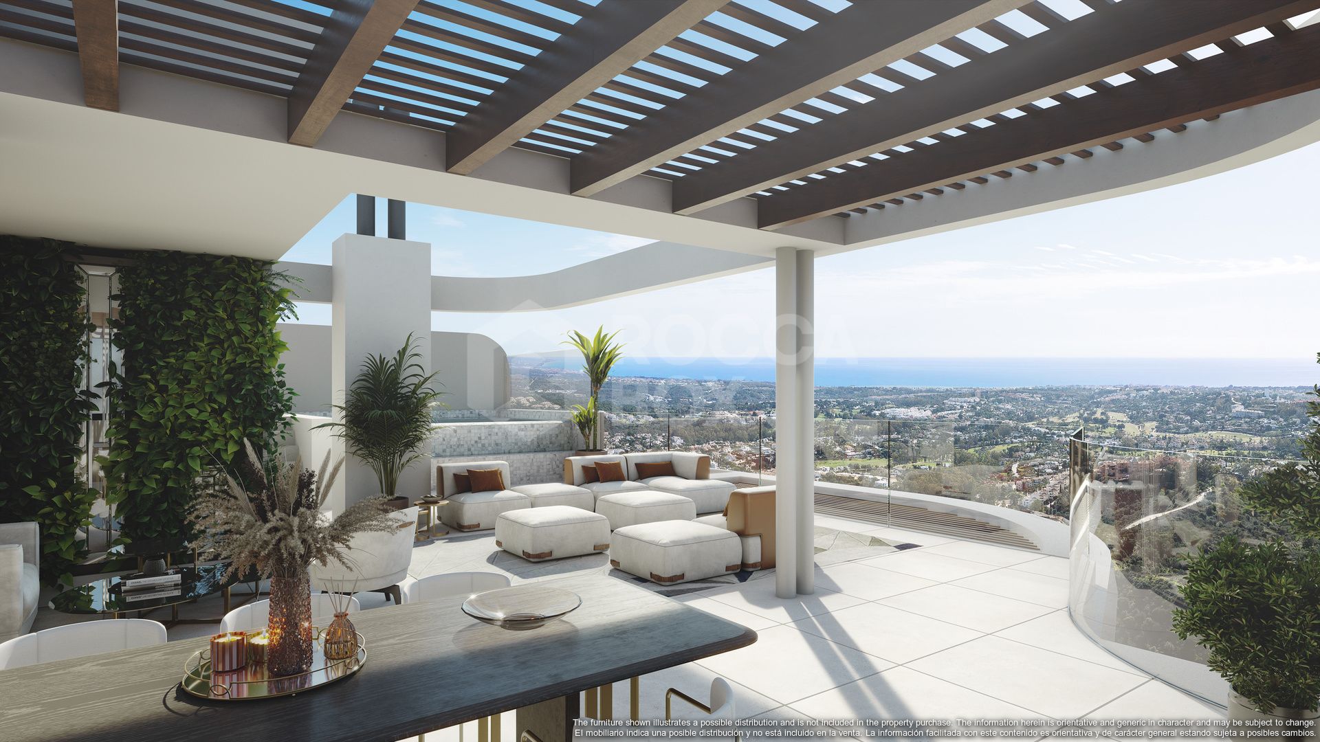 Luxurious 3-Bedroom Penthouse with Private Solarium and Pool