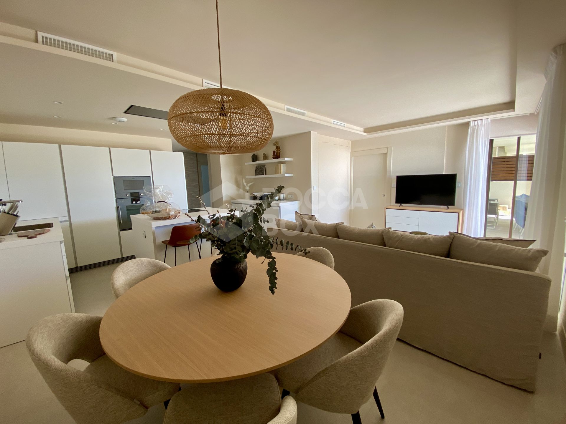 Modern Ground Floor Apartment with Sea Views and Private Garden
