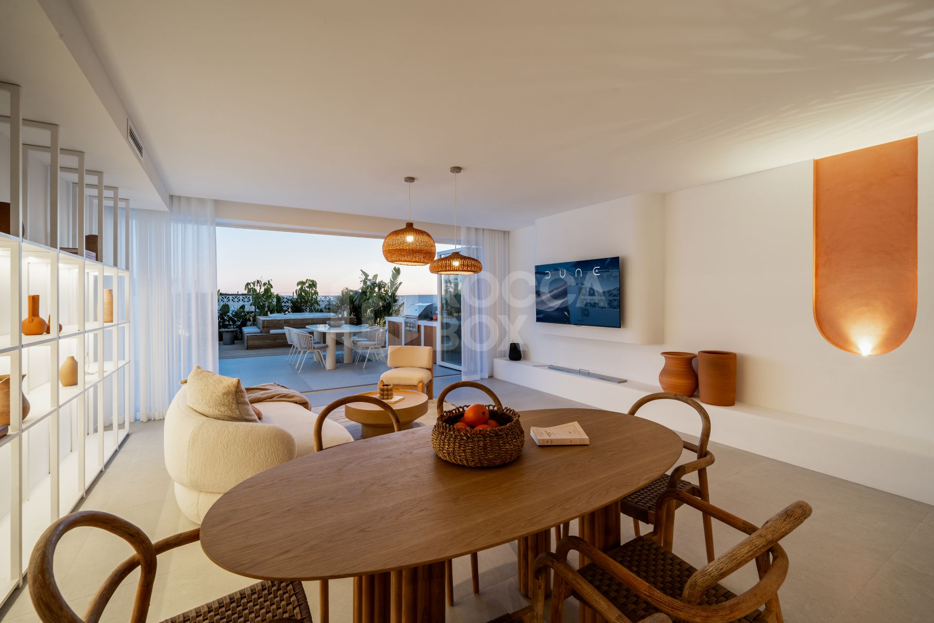 Luxurious Beachfront Townhouse in Marbella