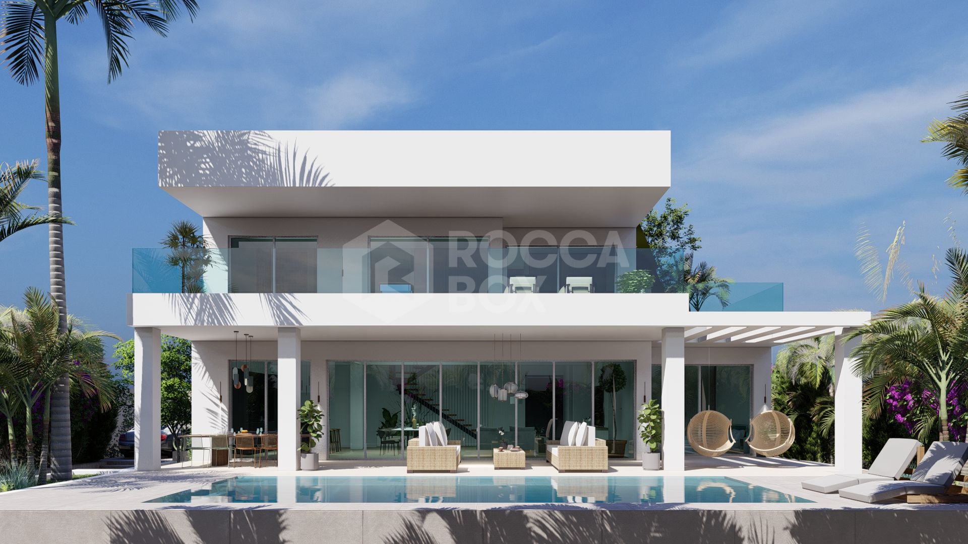 New Villa on the beach side of San Pedro de Alcántara.