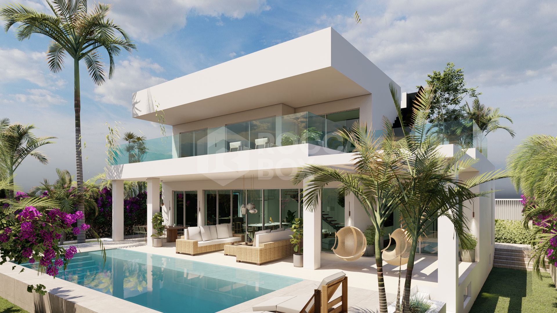 New Villa on the beach side of San Pedro de Alcántara.