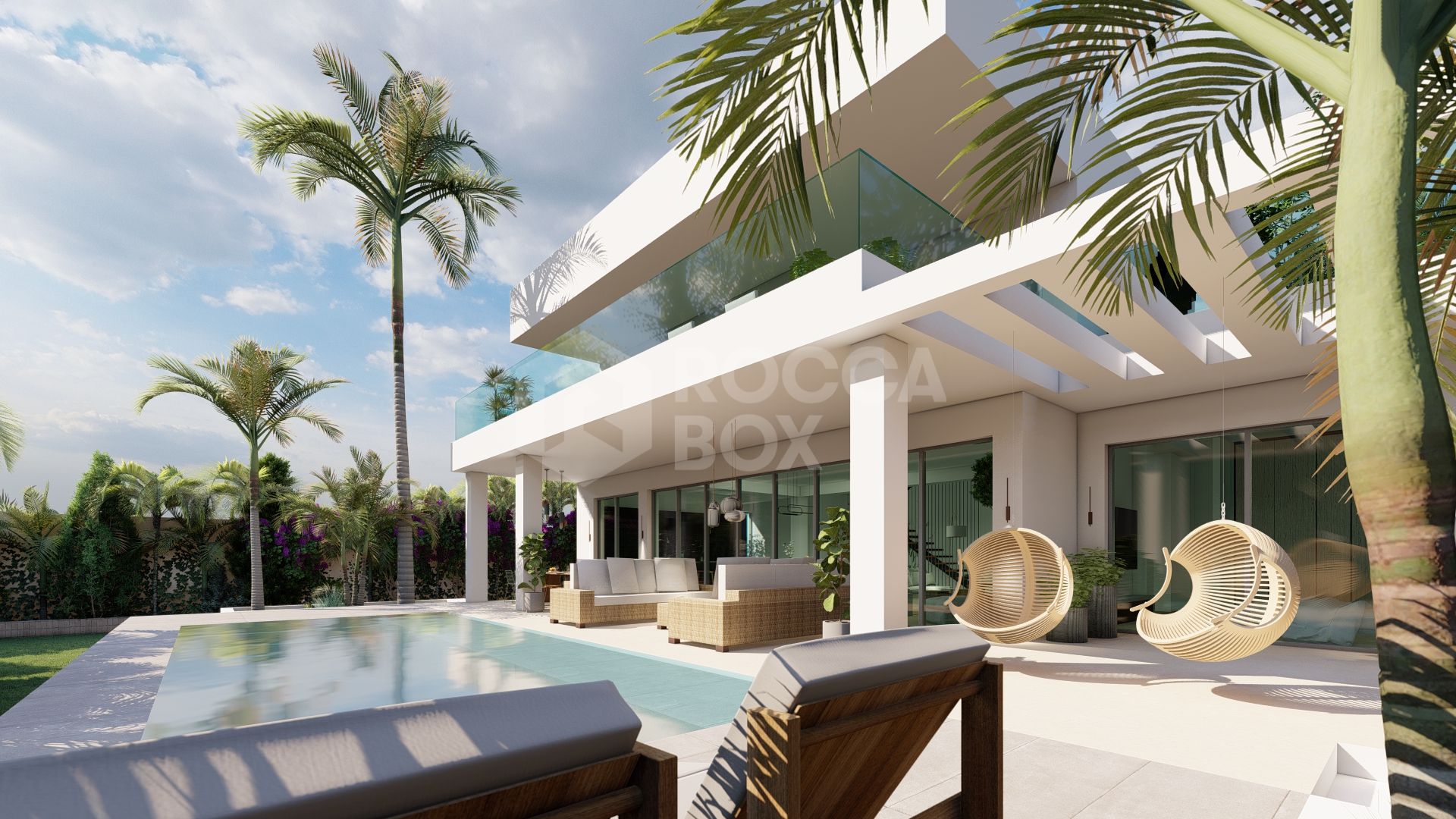 New Villa on the beach side of San Pedro de Alcántara.