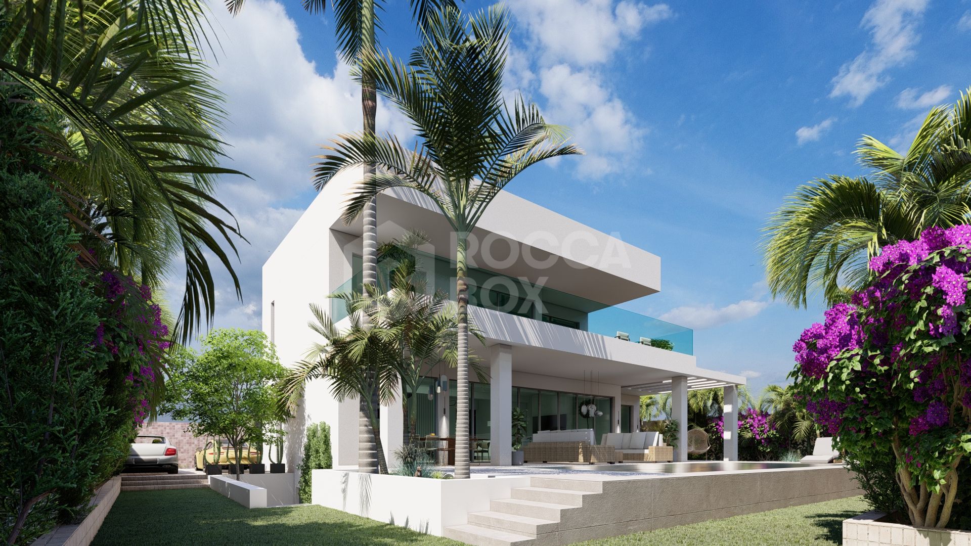 New Villa on the beach side of San Pedro de Alcántara.