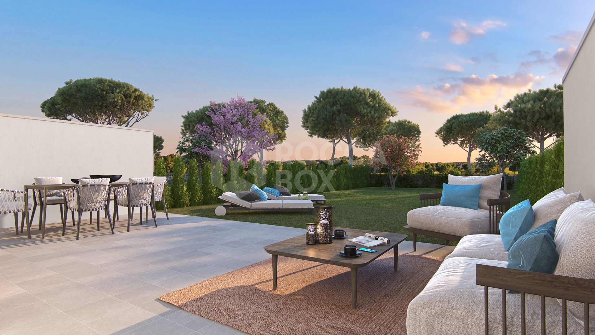 Sophisticated Living in Sotogrande: Contemporary Townhouse with Panoramic Golf Course Views and Resort-style Amenities