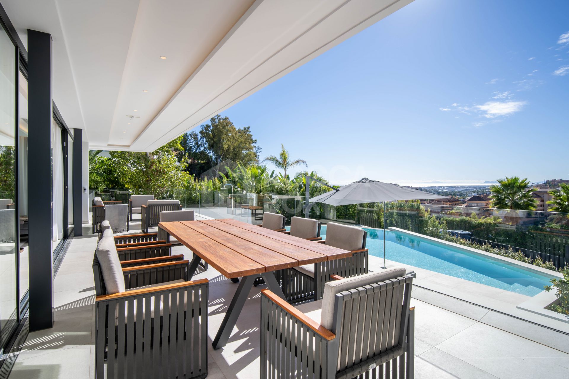 A Super Modern Marvel with Sweeping Panoramic Views in Nueva Andalucía