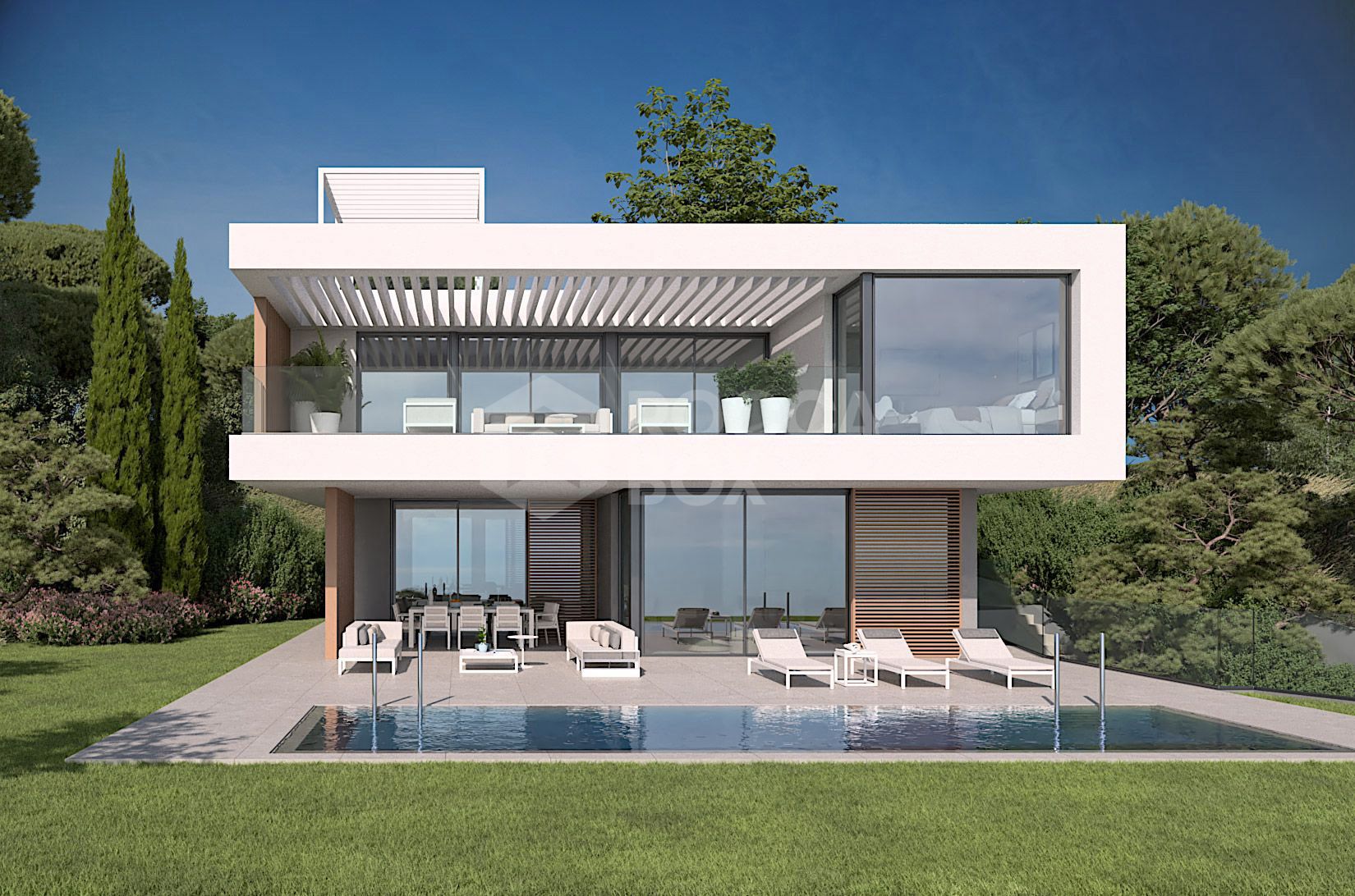 A Contemporary Villa Oasis Created Especially For You
