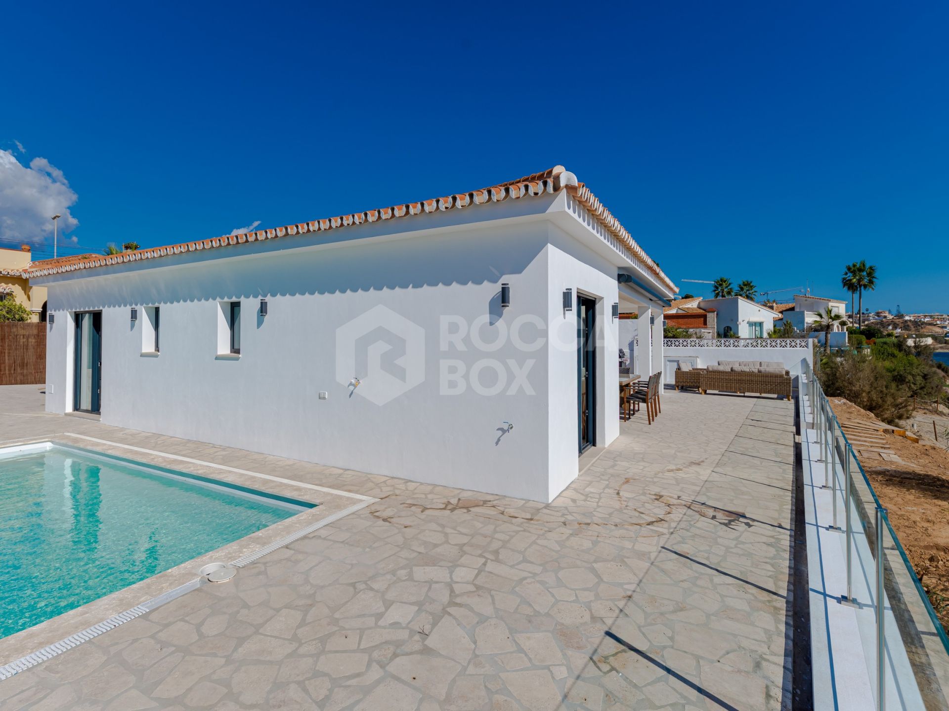 Seaside Bliss: Exquisite Villa with Unobstructed First-Line Sea Views