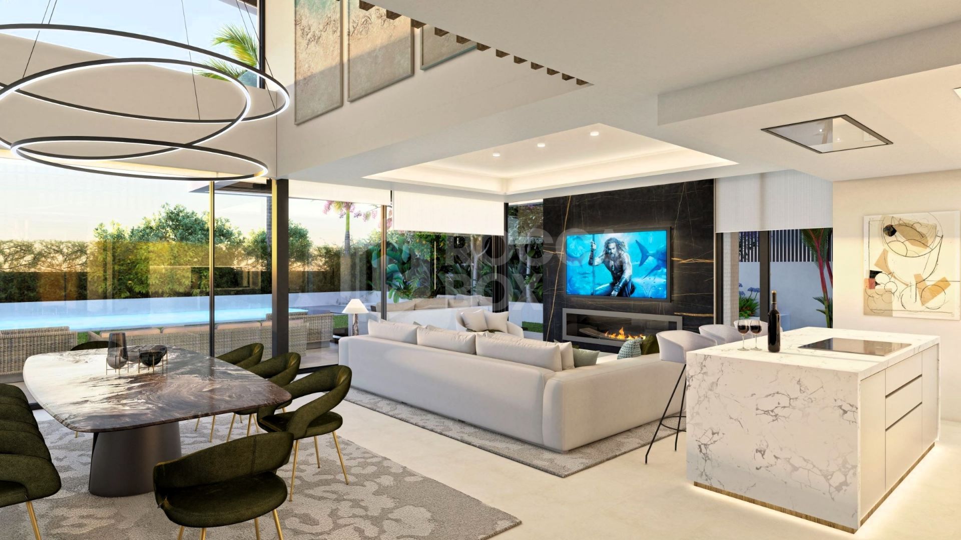 LUXURY SOUTH-FACING VILLA IN PUERTO BANÚS, MARBELLA