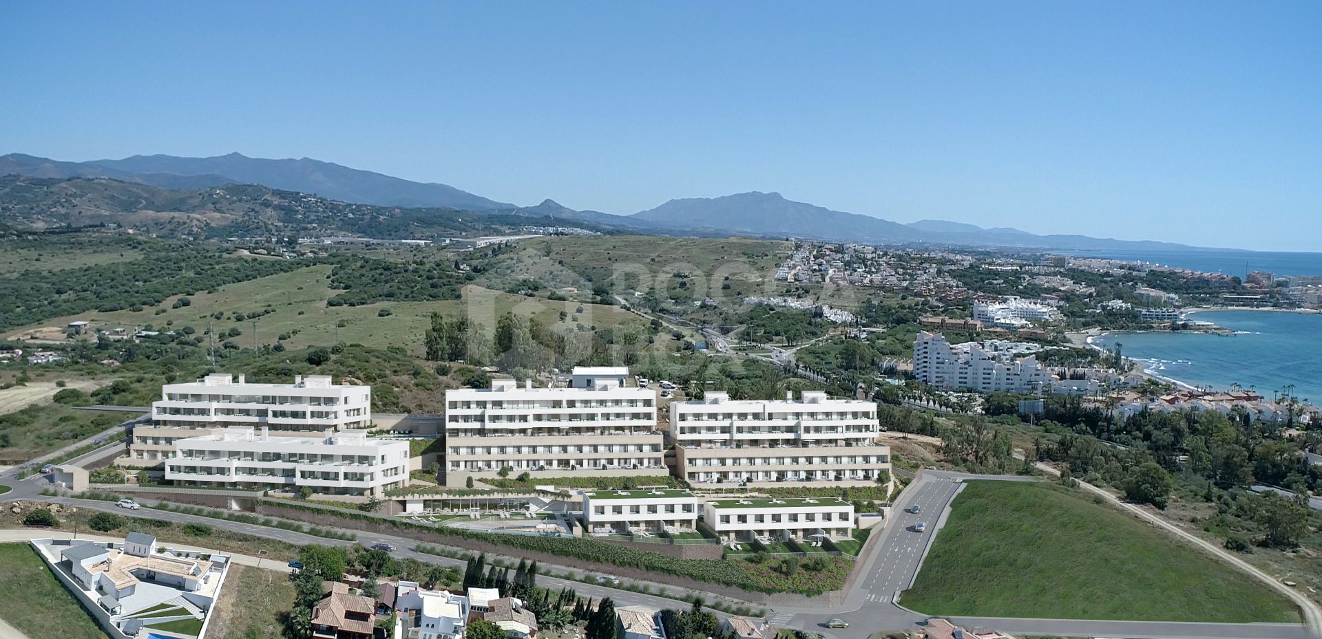 Seaside Elegance in Estepona: 4-Bedroom Apartment with Stunning Sea Views, Pool, Gym, and Social Club