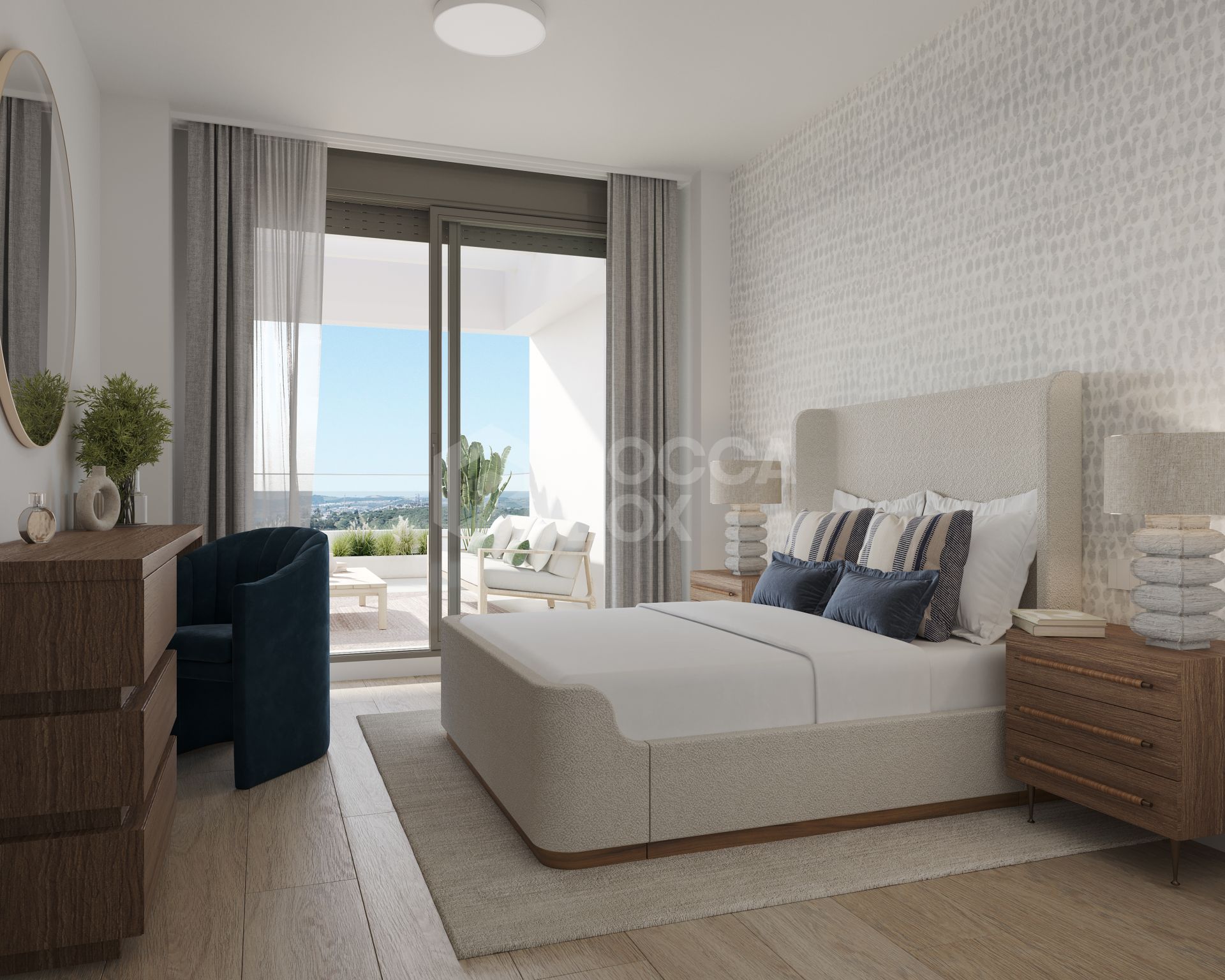 Seaside Elegance in Estepona: 4-Bedroom Apartment with Stunning Sea Views, Pool, Gym, and Social Club