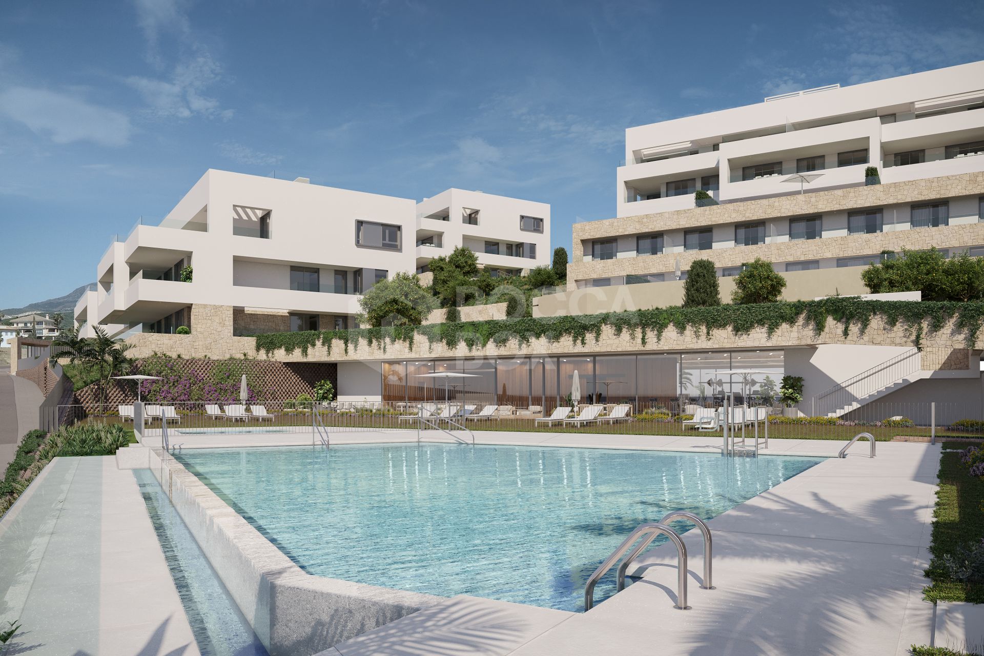 Seaside Elegance in Estepona: 4-Bedroom Apartment with Stunning Sea Views, Pool, Gym, and Social Club