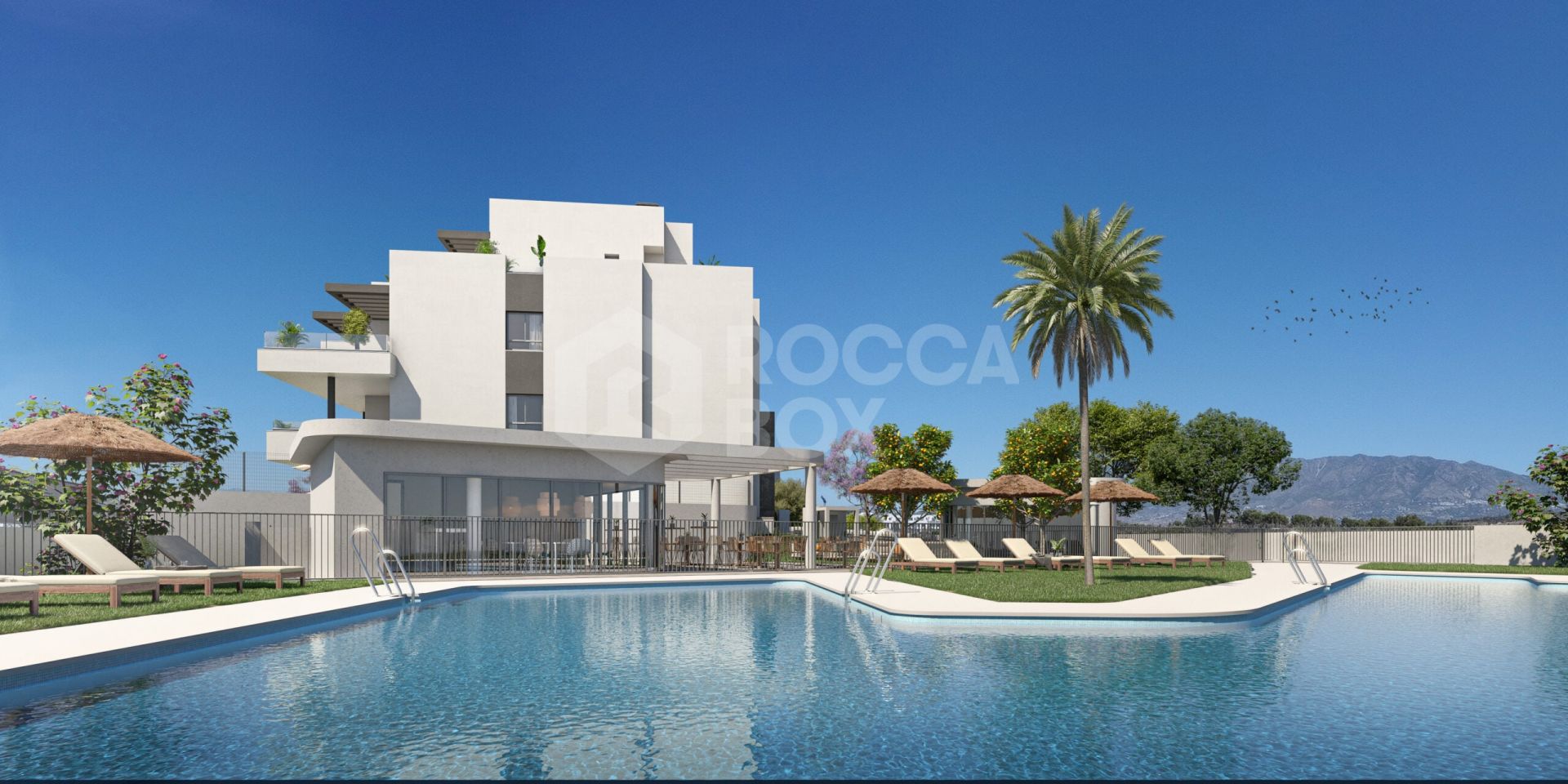 Spectacular development comprised of 2, 3 and 4 bedroom homes with sea views in a large number of them. The development has excellent garden areas, communal swimming pool, gymnasium and social-gourmet room.