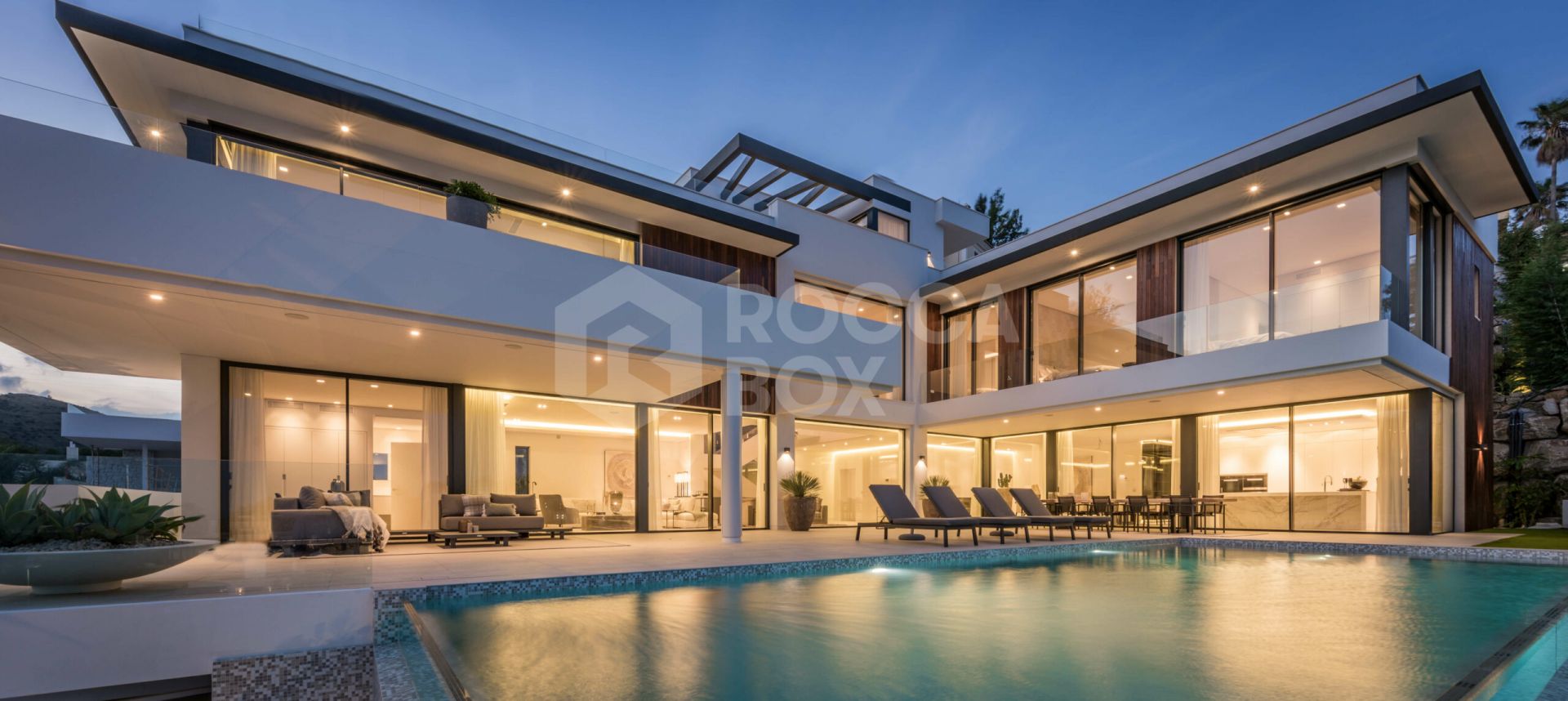 A Modern Designer Villa with Sea & Golf Views