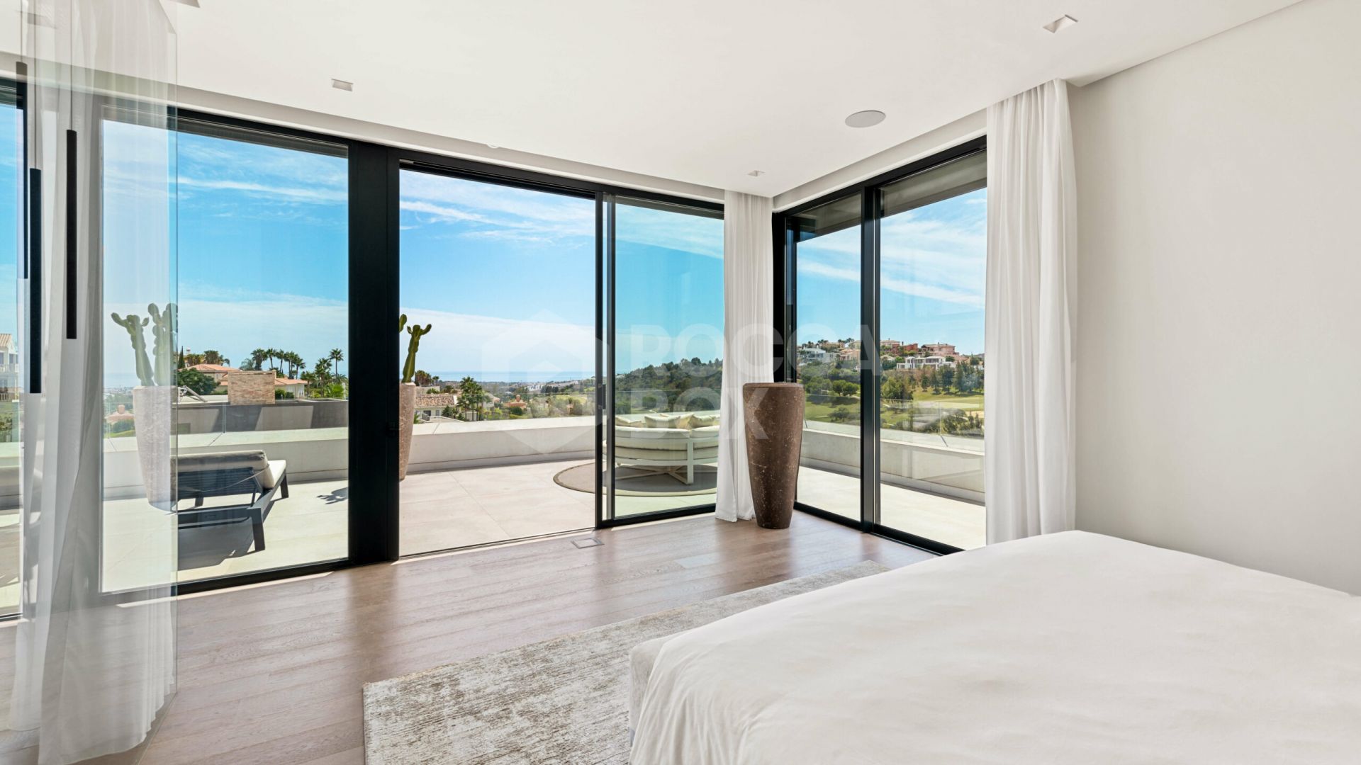 A Modern Designer Villa with Sea & Golf Views