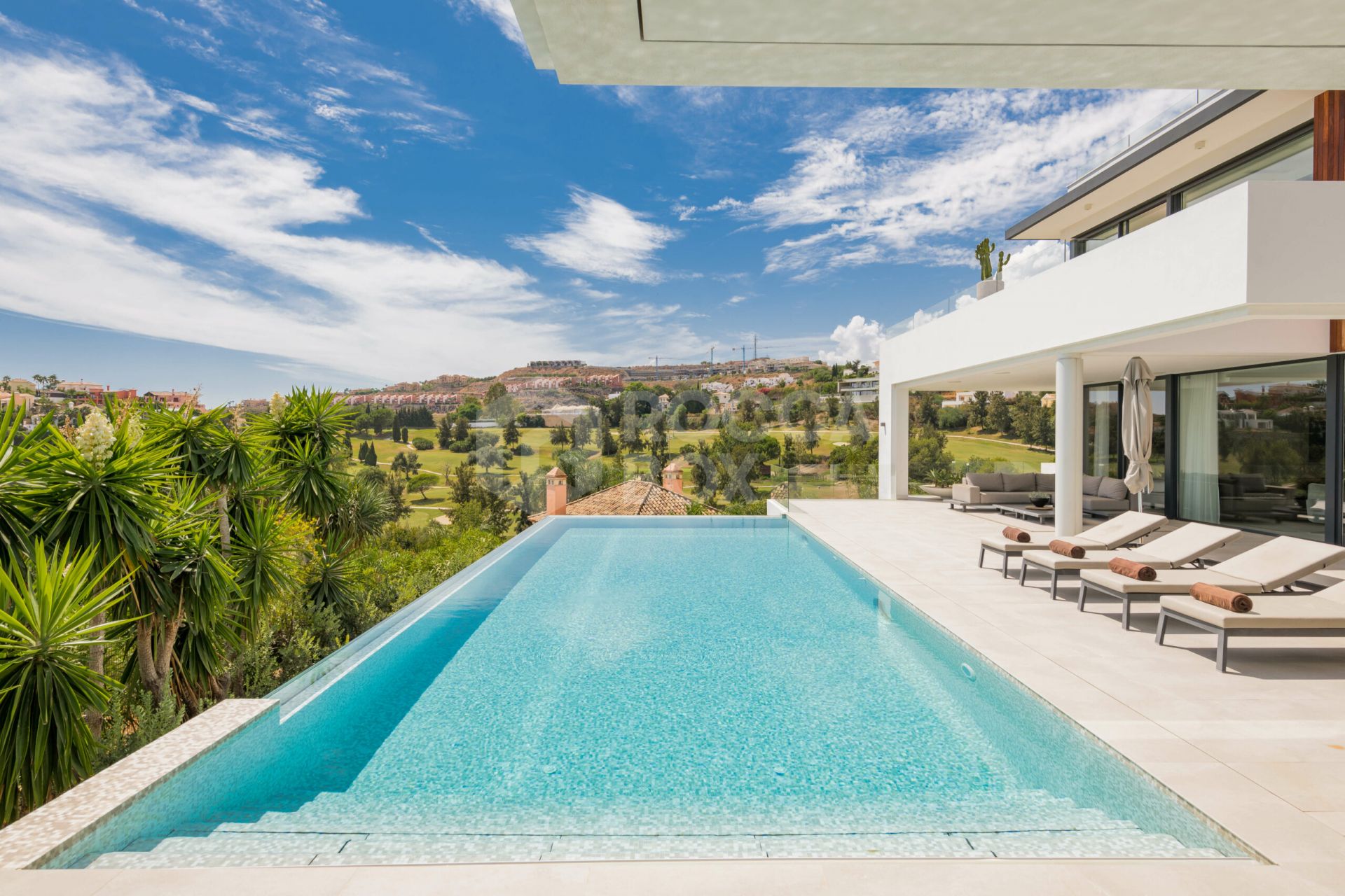 A Modern Designer Villa with Sea & Golf Views