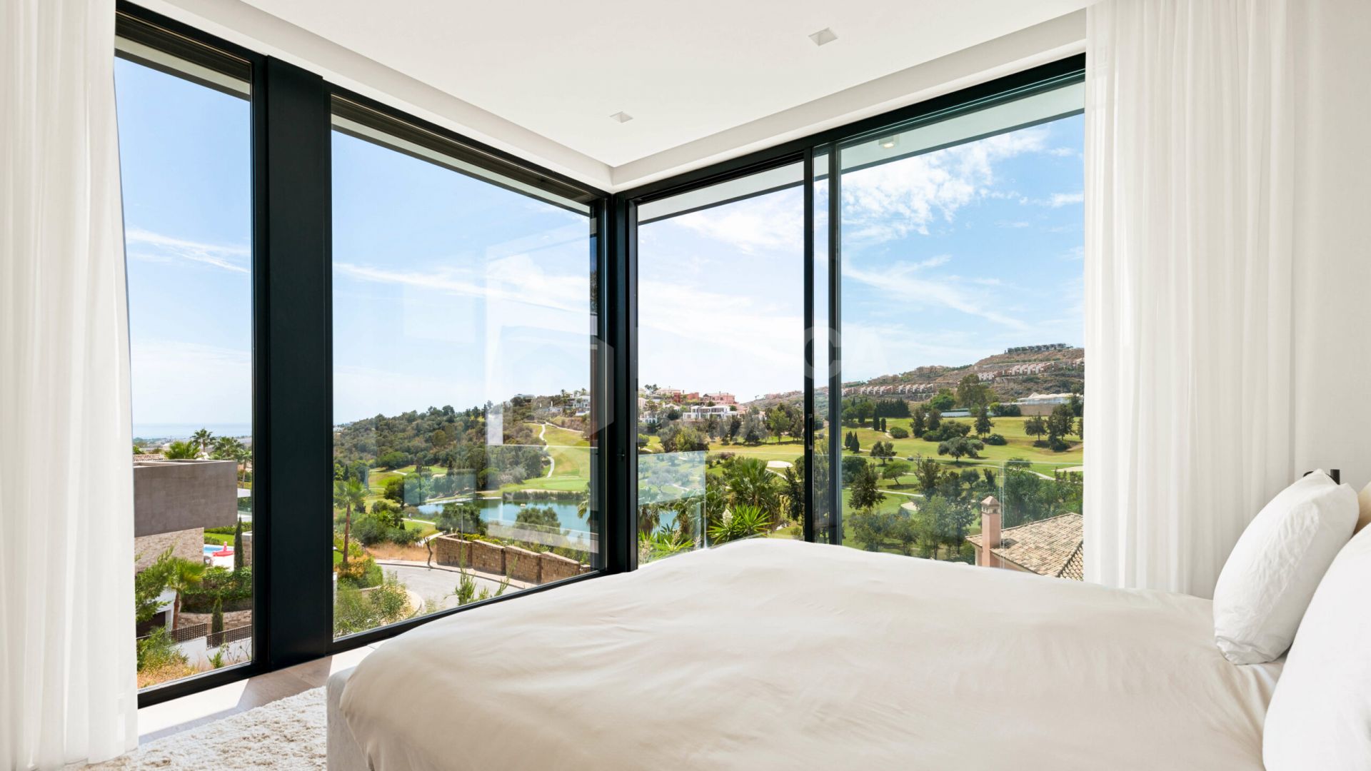 A Modern Designer Villa with Sea & Golf Views