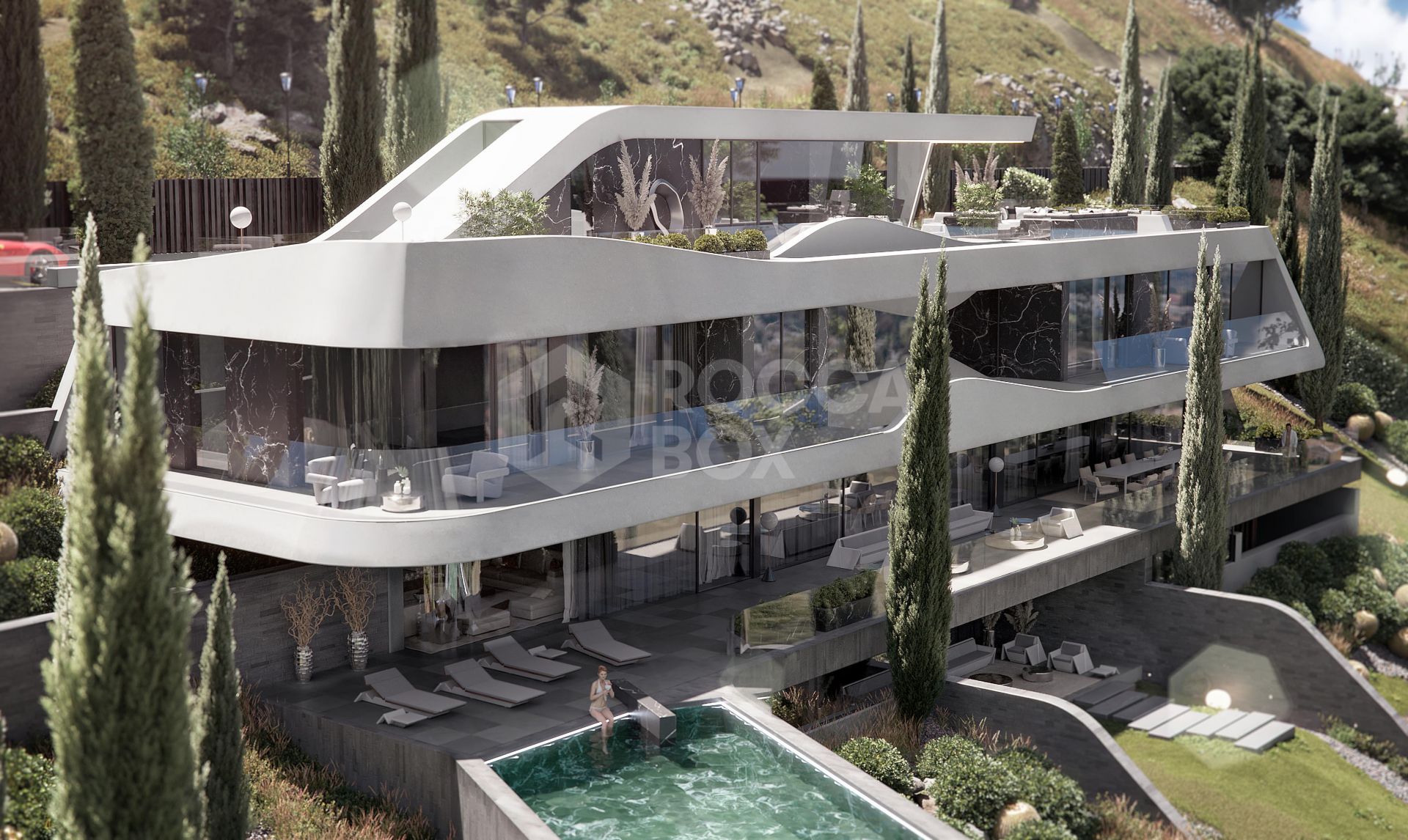 Unique dream villa within an exclusive Biosphere nature reserve . In the heart of the most spectacular setting on the Costa del Sol, with wonderful views of the sea and the mountains.