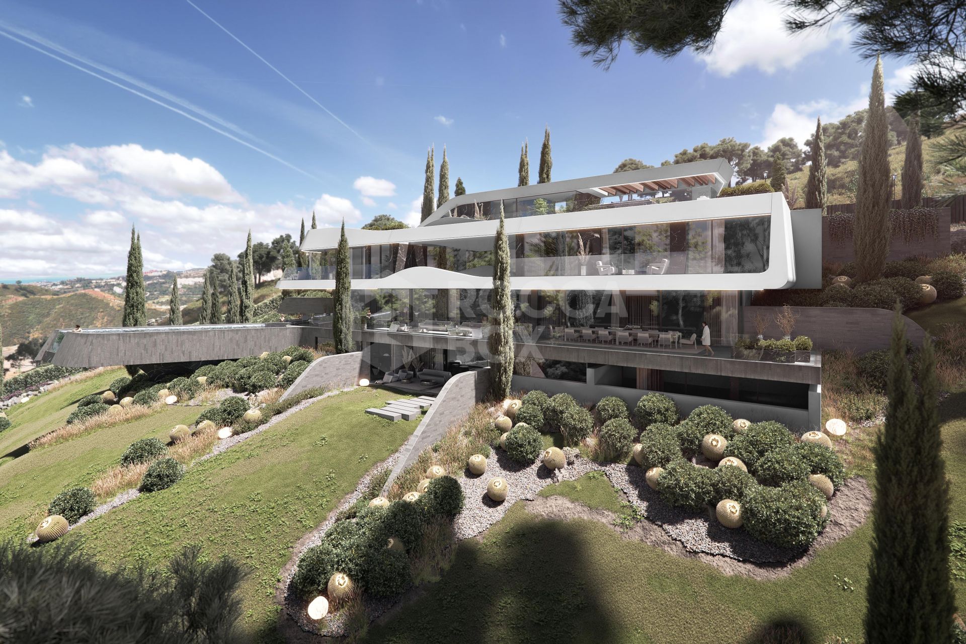 Unique dream villa within an exclusive Biosphere nature reserve . In the heart of the most spectacular setting on the Costa del Sol, with wonderful views of the sea and the mountains.