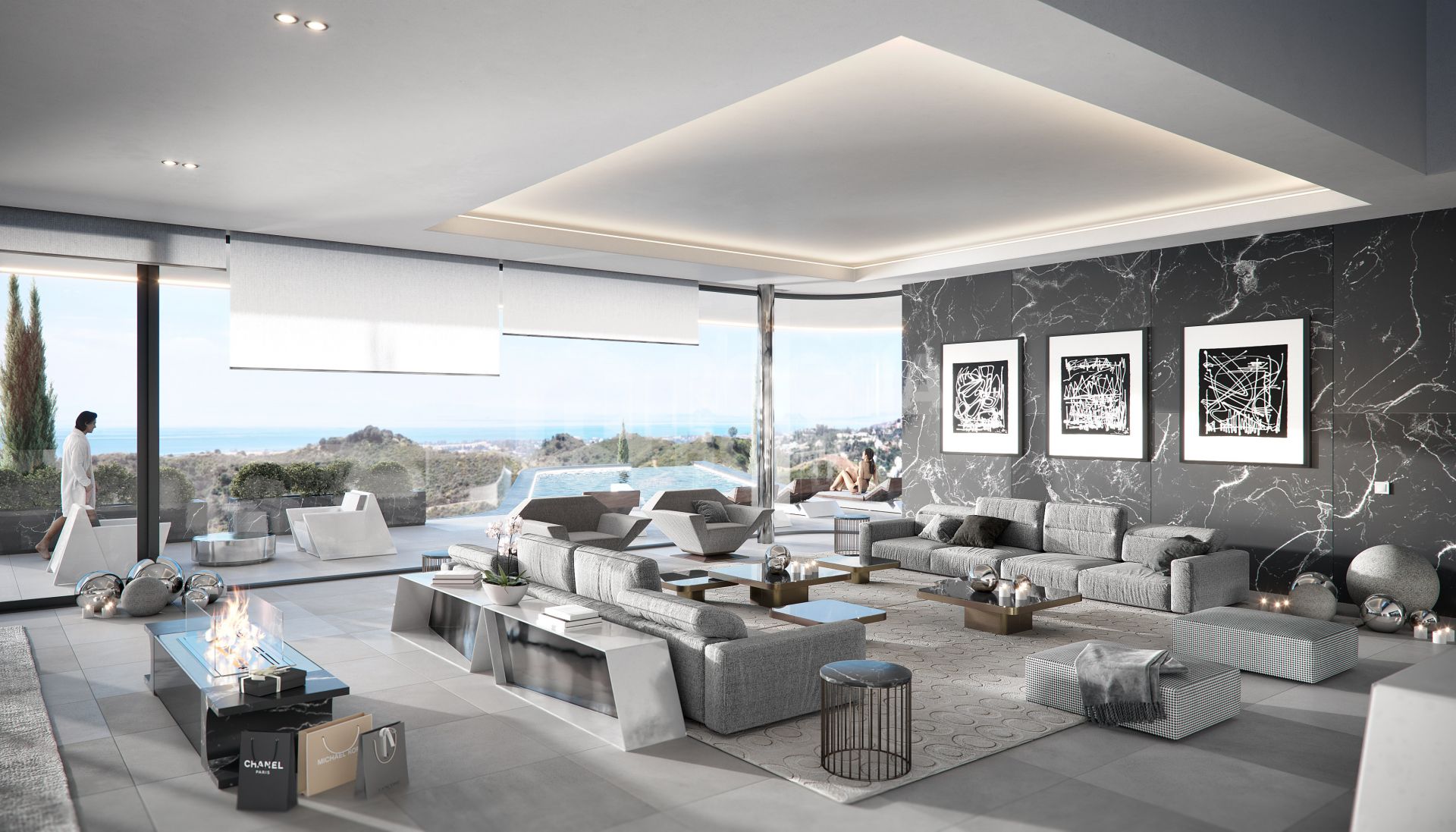 Unique dream villa within an exclusive Biosphere nature reserve . In the heart of the most spectacular setting on the Costa del Sol, with wonderful views of the sea and the mountains.