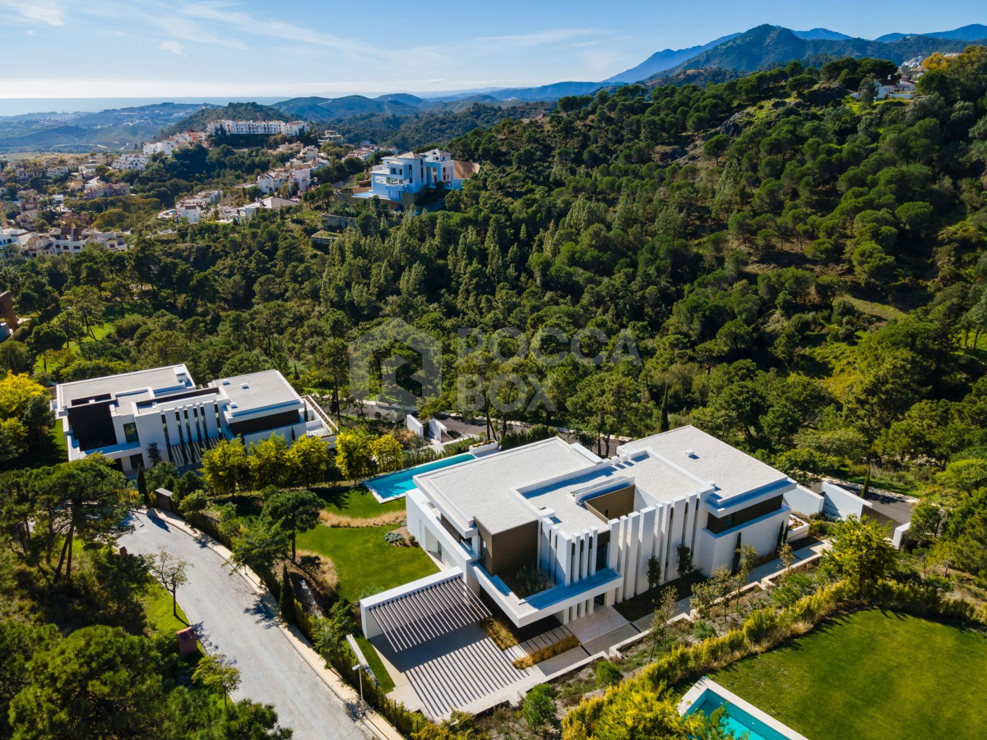 A stunning collection of built mountain villas minutes from Marbella and Puerto Banus.