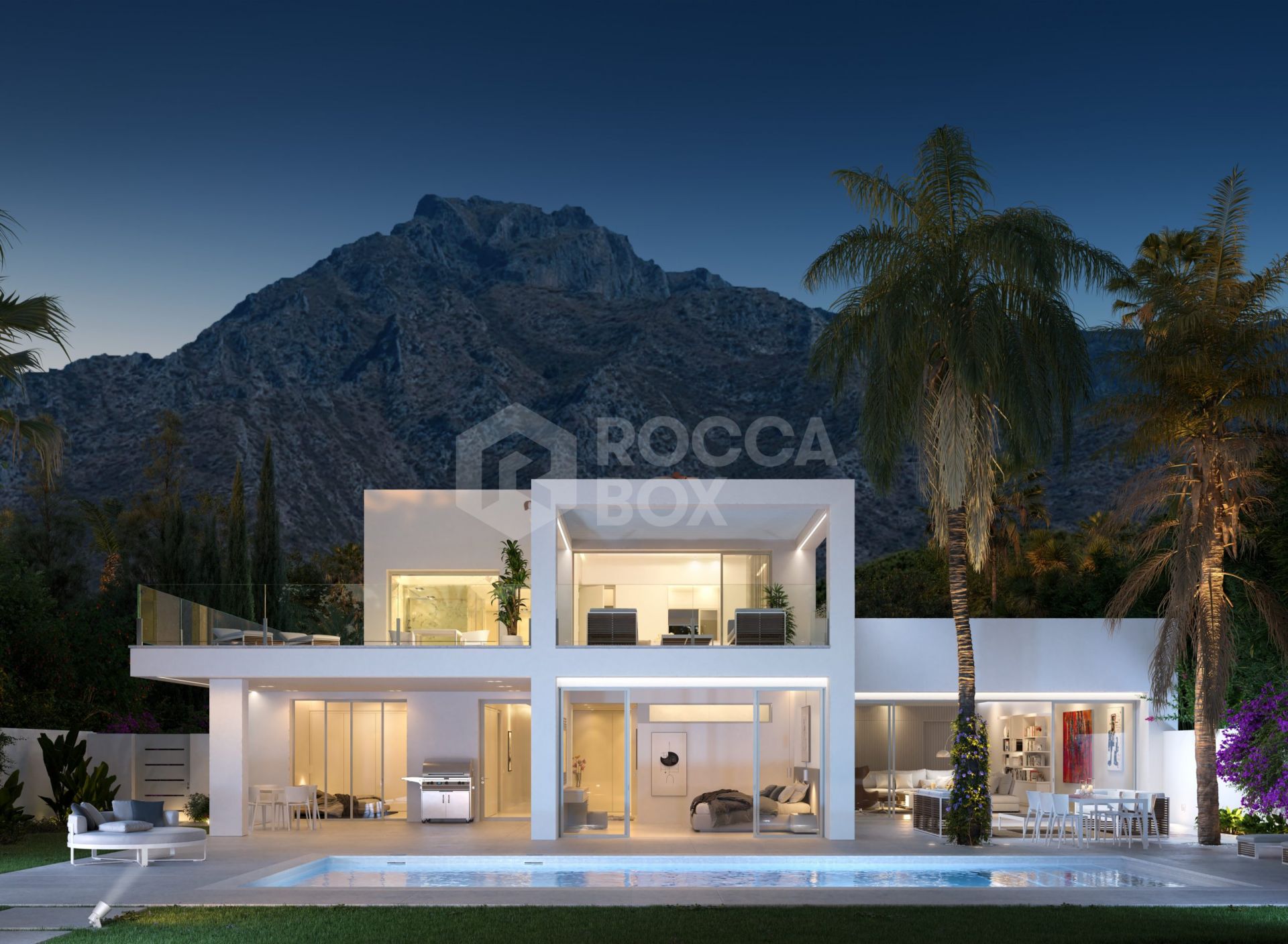 Modern Architectural Masterpiece in Nagueles, Marbella: A Perfect Blend of Style and Location