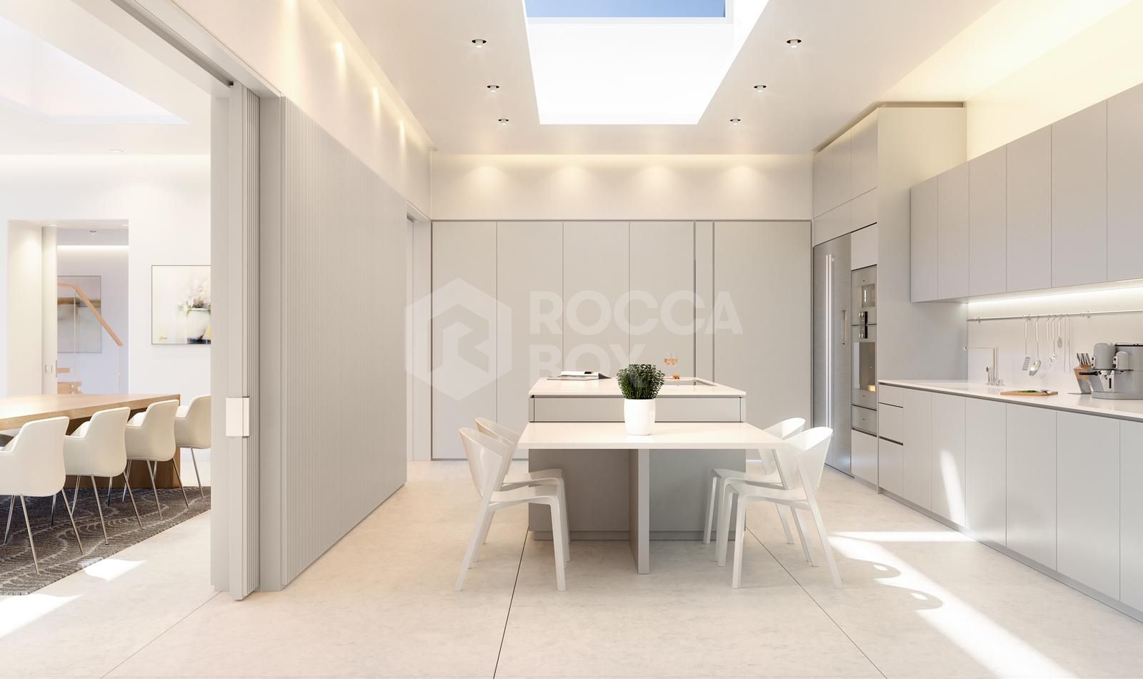 Modern Architectural Masterpiece in Nagueles, Marbella: A Perfect Blend of Style and Location