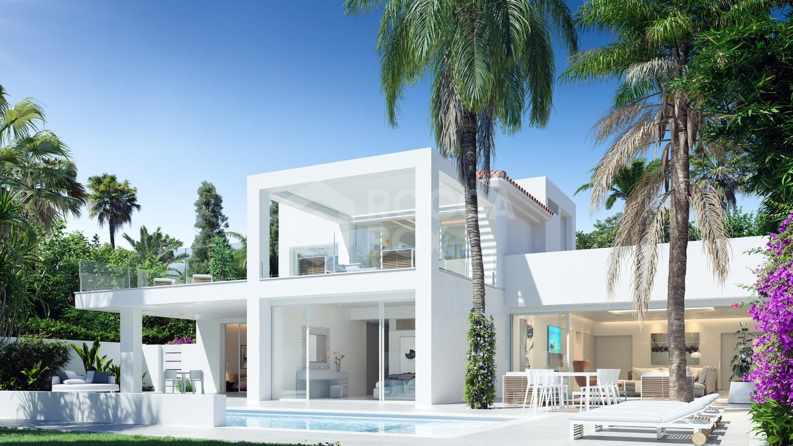 Modern Architectural Masterpiece in Nagueles, Marbella: A Perfect Blend of Style and Location