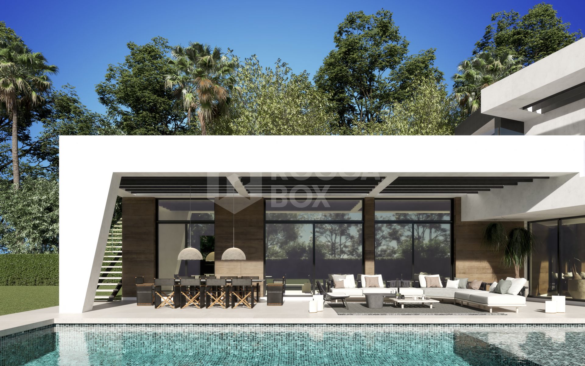 Luxurious Family Living: Stunning 4-Bedroom Villa with Pool and Basement Garage
