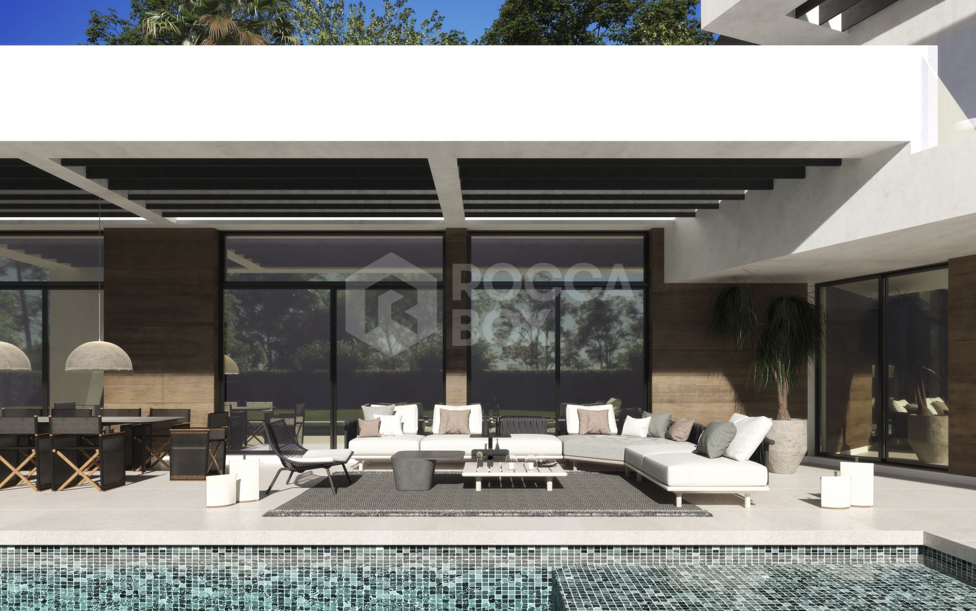 Luxurious Family Living: Stunning 4-Bedroom Villa with Pool and Basement Garage