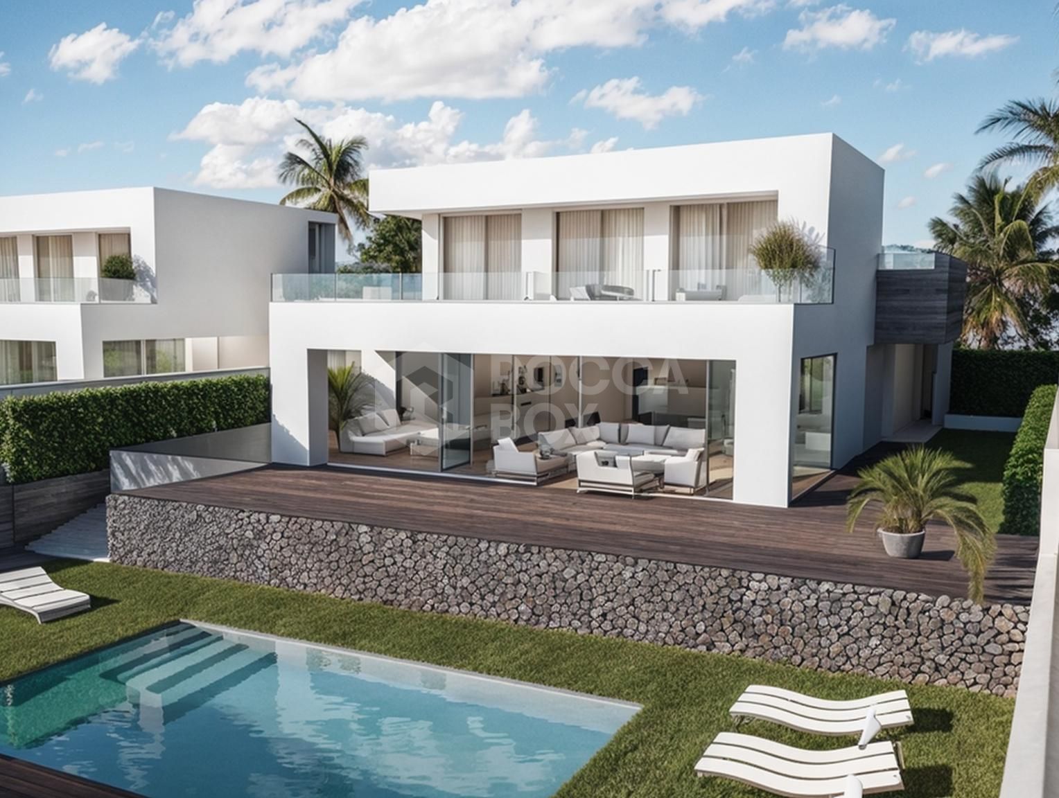 Luxury Villa with Stunning Sea and Mountain Views in Estepona, Malaga