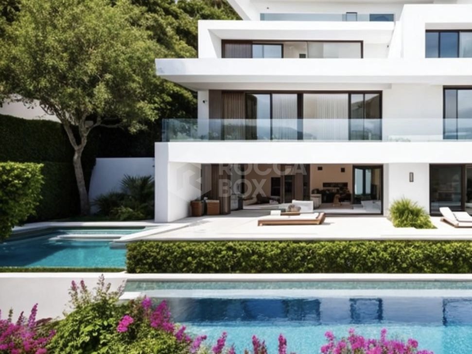 Luxurious Villa with Breathtaking Views and Minimalistic Design