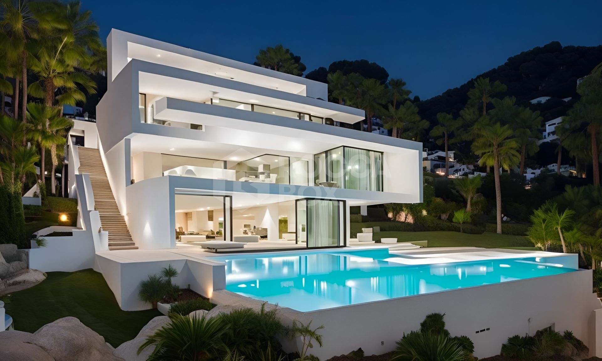 Luxurious Villa with Breathtaking Views and Minimalistic Design