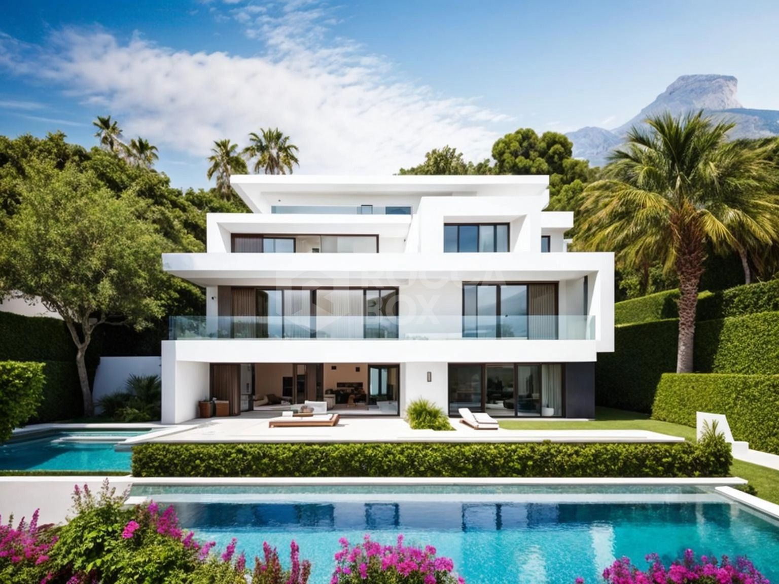 Luxurious Villa with Breathtaking Views and Minimalistic Design