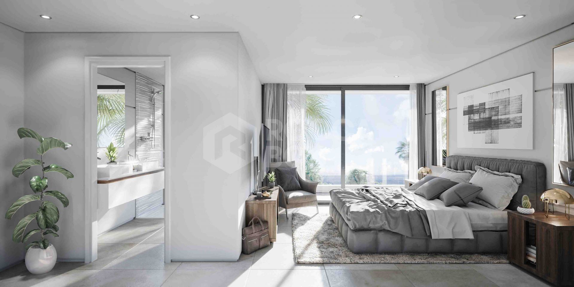 This amazing and contemporary villa is situated in one of the best locations for luxury villas in the Estepona area.