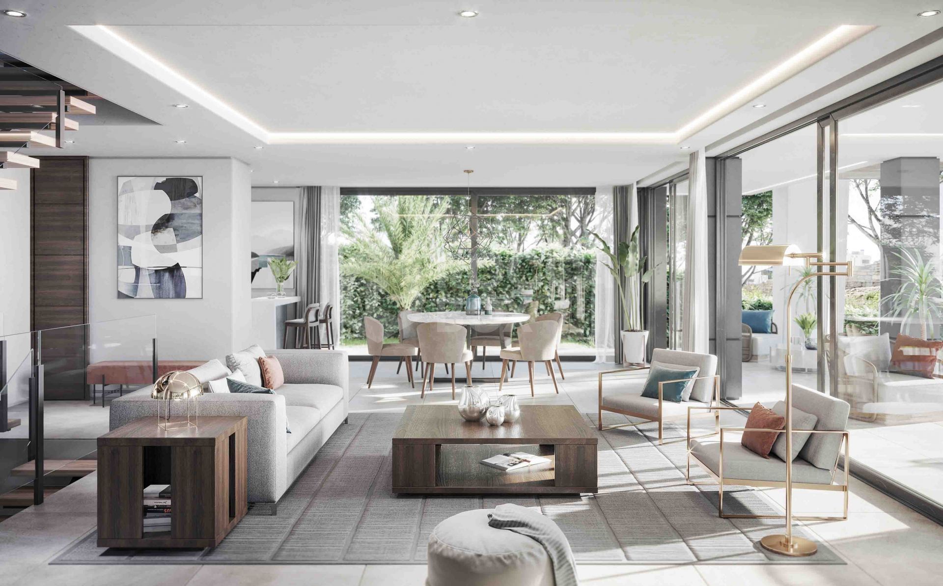 This amazing and contemporary villa is situated in one of the best locations for luxury villas in the Estepona area.
