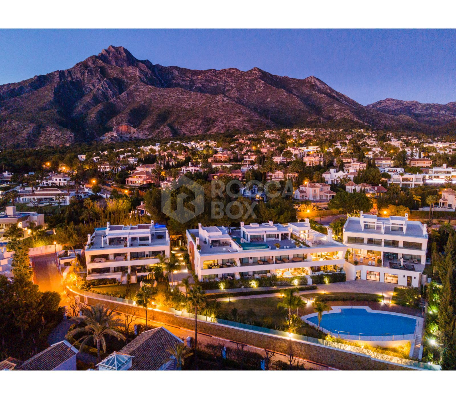 Spectacular and modern design penthouse boasting views of the Mediterranean Sea.