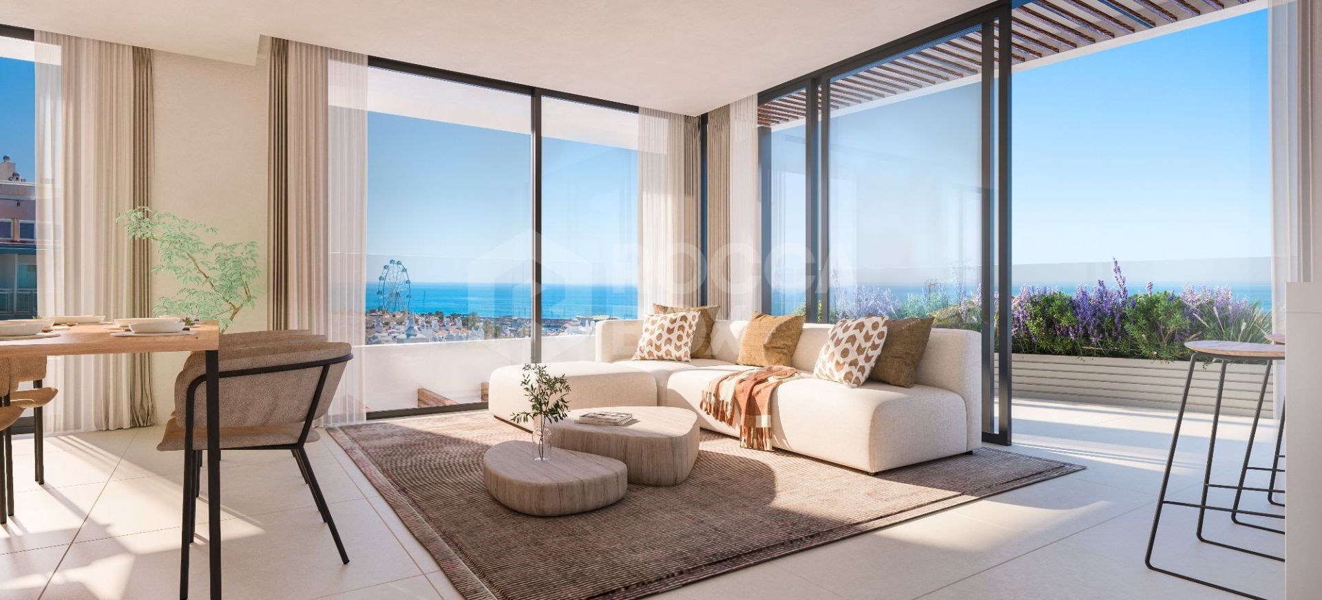 Elegance by the sea: luxury apartment in Benalmádena with fascinating sea views