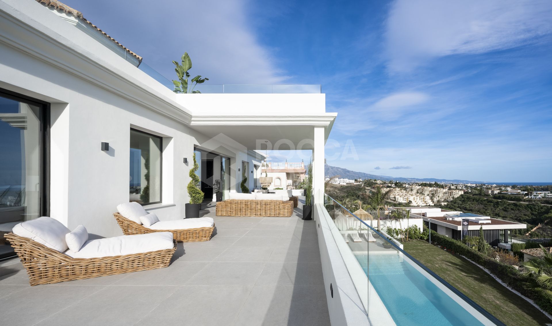 Luxury villa with sea views in Marbella