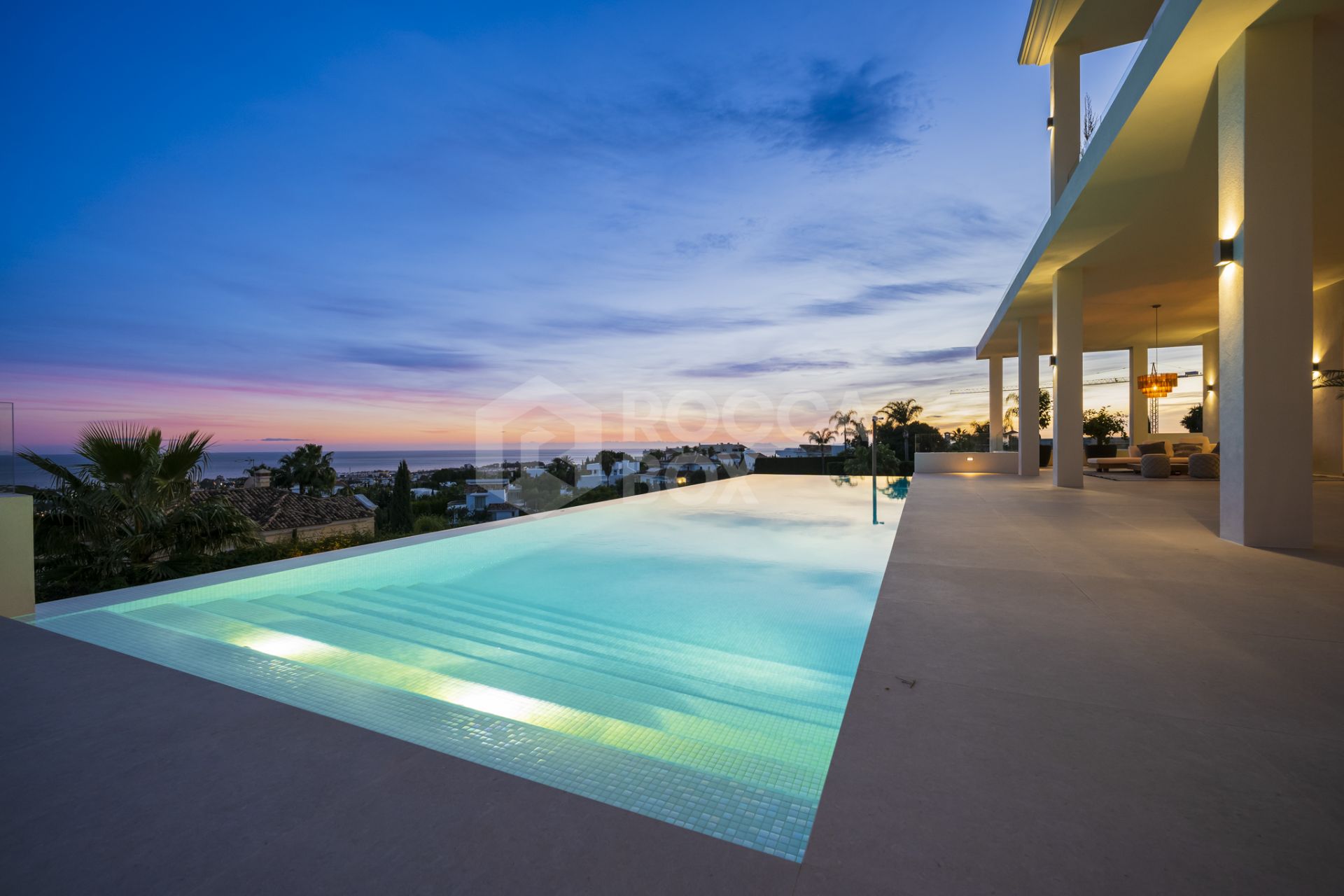 Luxury villa with sea views in Marbella