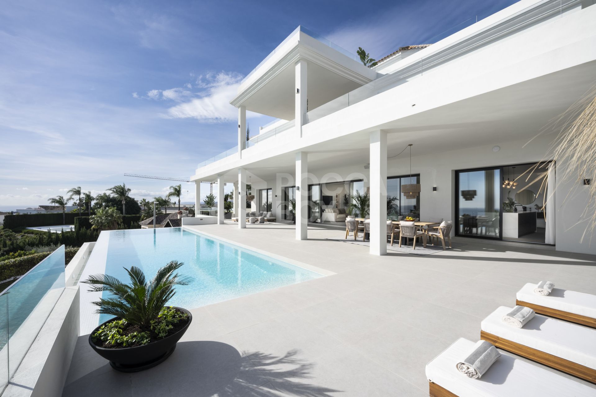 Luxury villa with sea views in Marbella